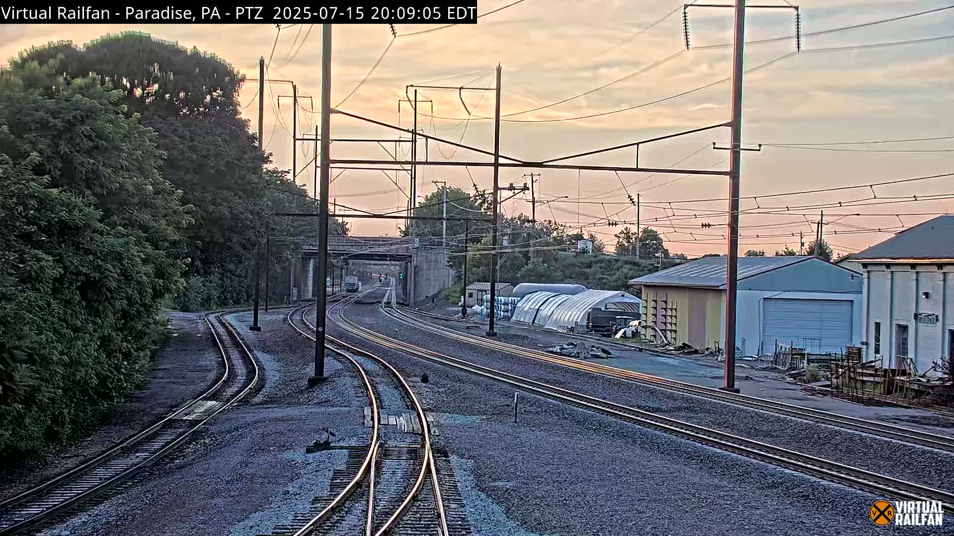 Paradise, Leaman Place Railroad Junction Live Cam - Paradise, Lancaster, Pennsylvania, USA