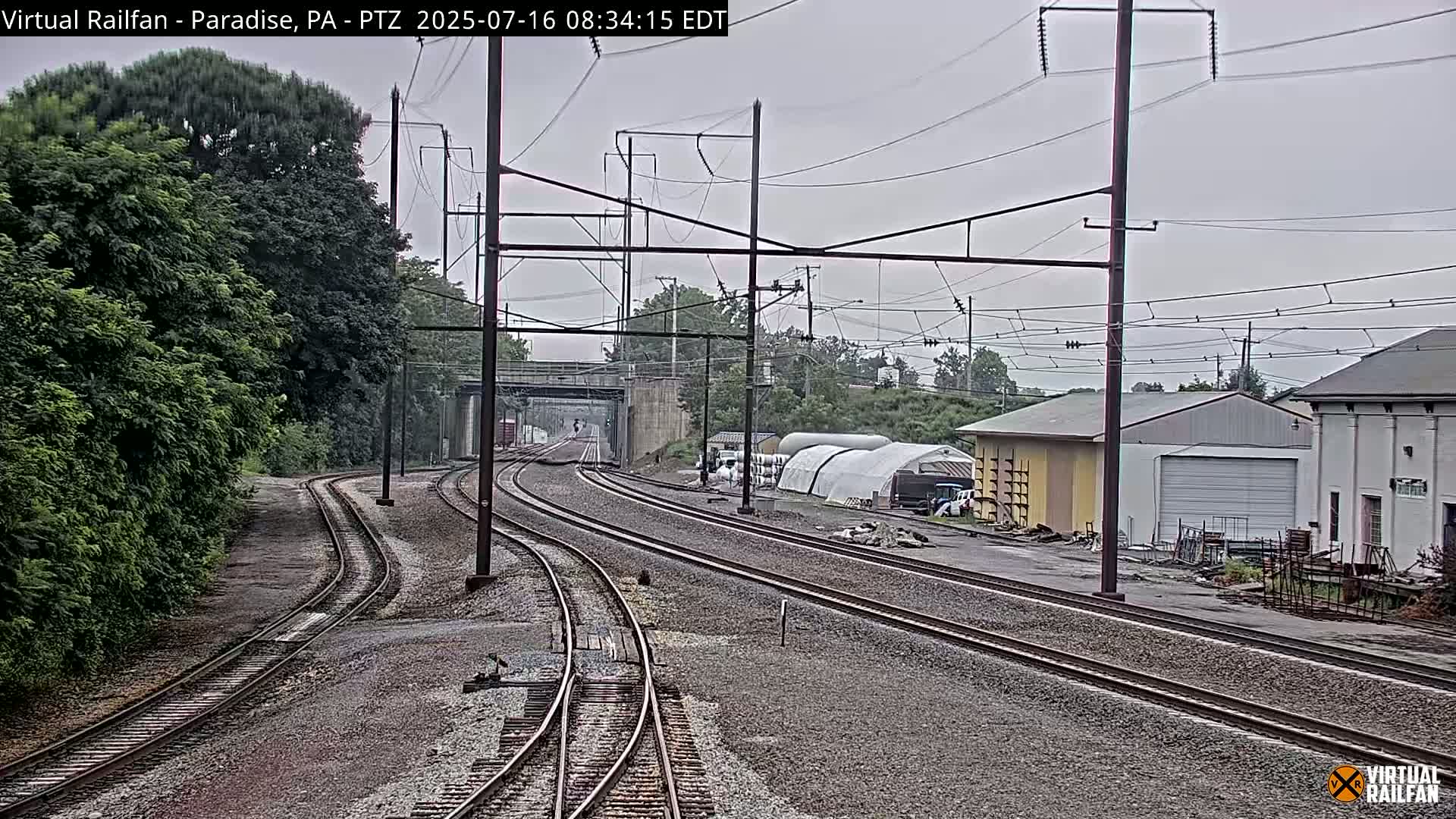 Paradise, Leaman Place Railroad Junction Live Cam - Paradise, Lancaster, Pennsylvania, USA