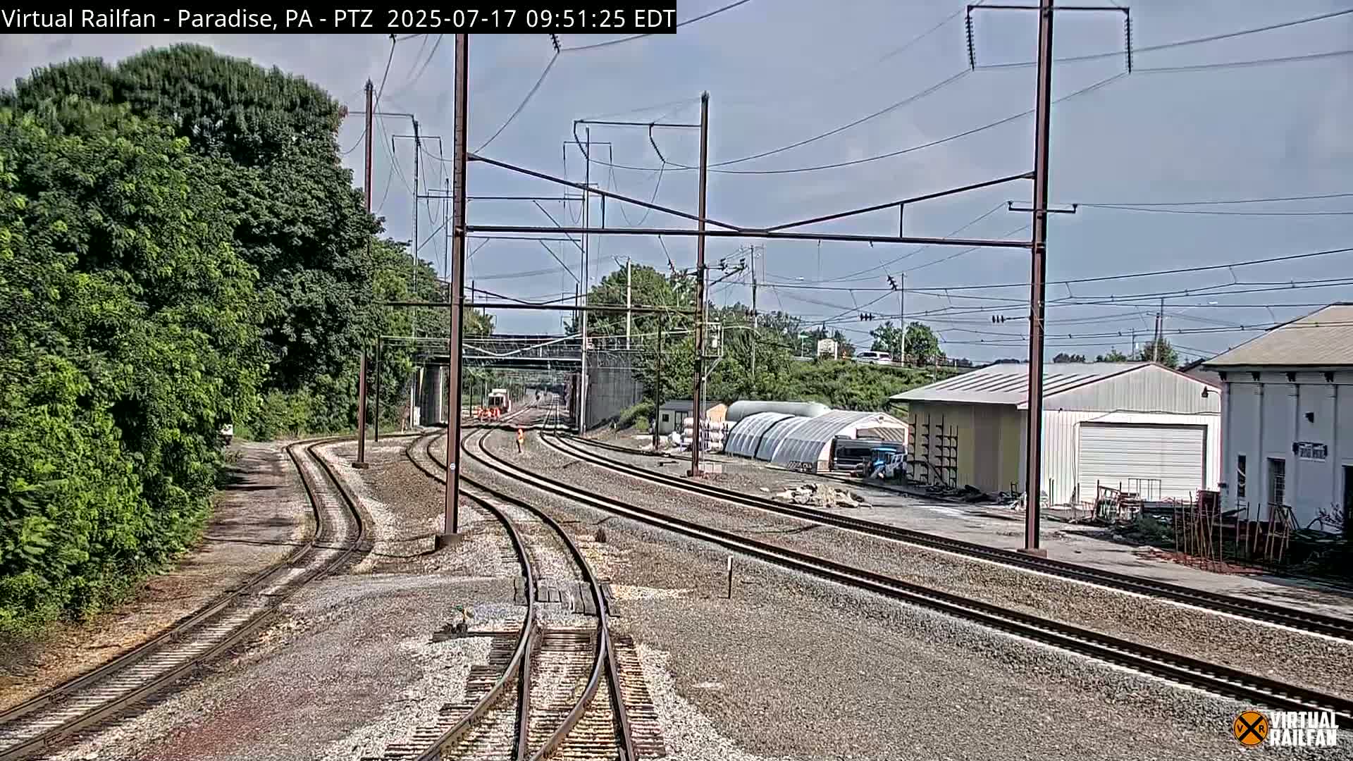 Paradise, Leaman Place Railroad Junction Live Cam - Paradise, Lancaster, Pennsylvania, USA