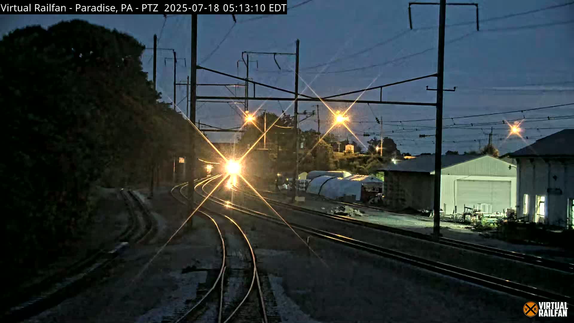 Paradise, Leaman Place Railroad Junction Live Cam - Paradise, Lancaster, Pennsylvania, USA