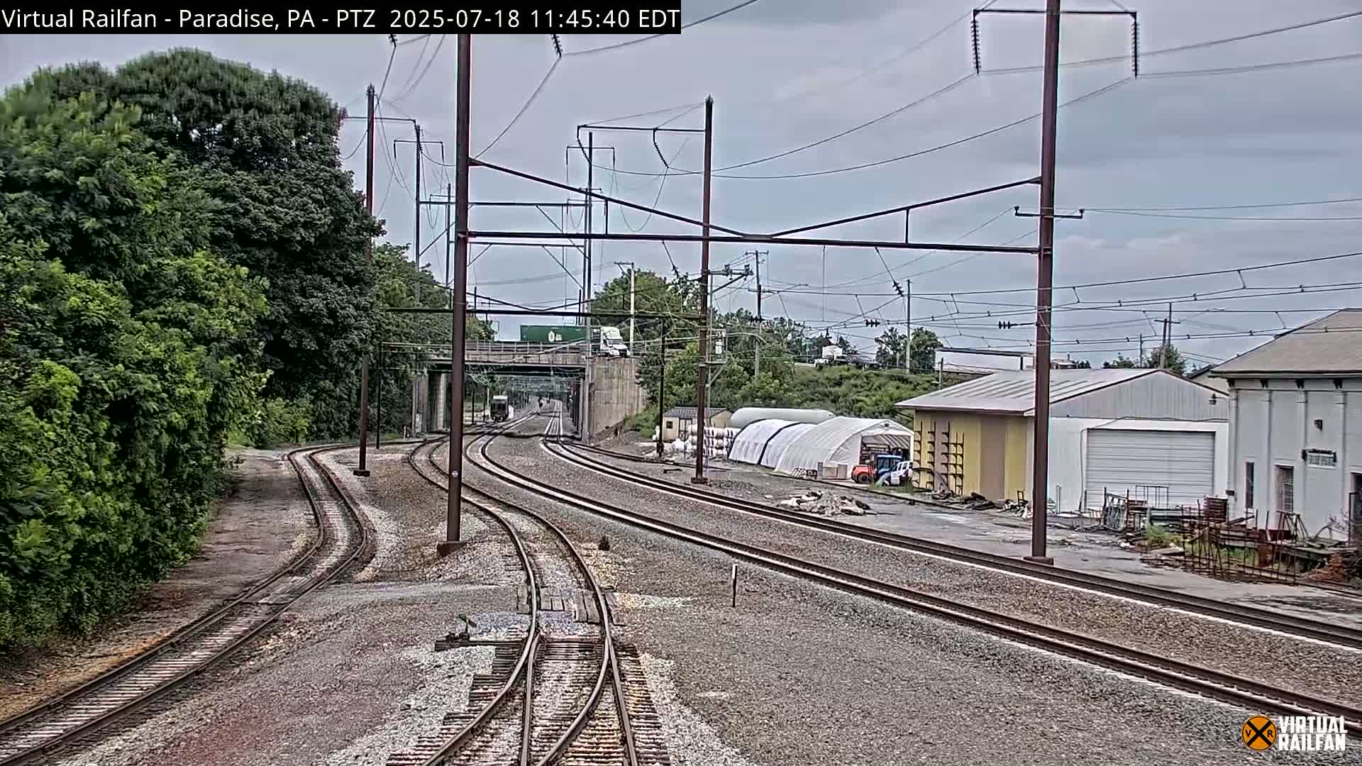 Paradise, Leaman Place Railroad Junction Live Cam - Paradise, Lancaster, Pennsylvania, USA
