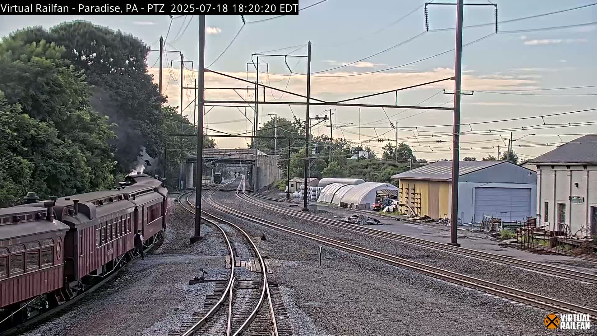 Paradise, Leaman Place Railroad Junction Live Cam - Paradise, Lancaster, Pennsylvania, USA