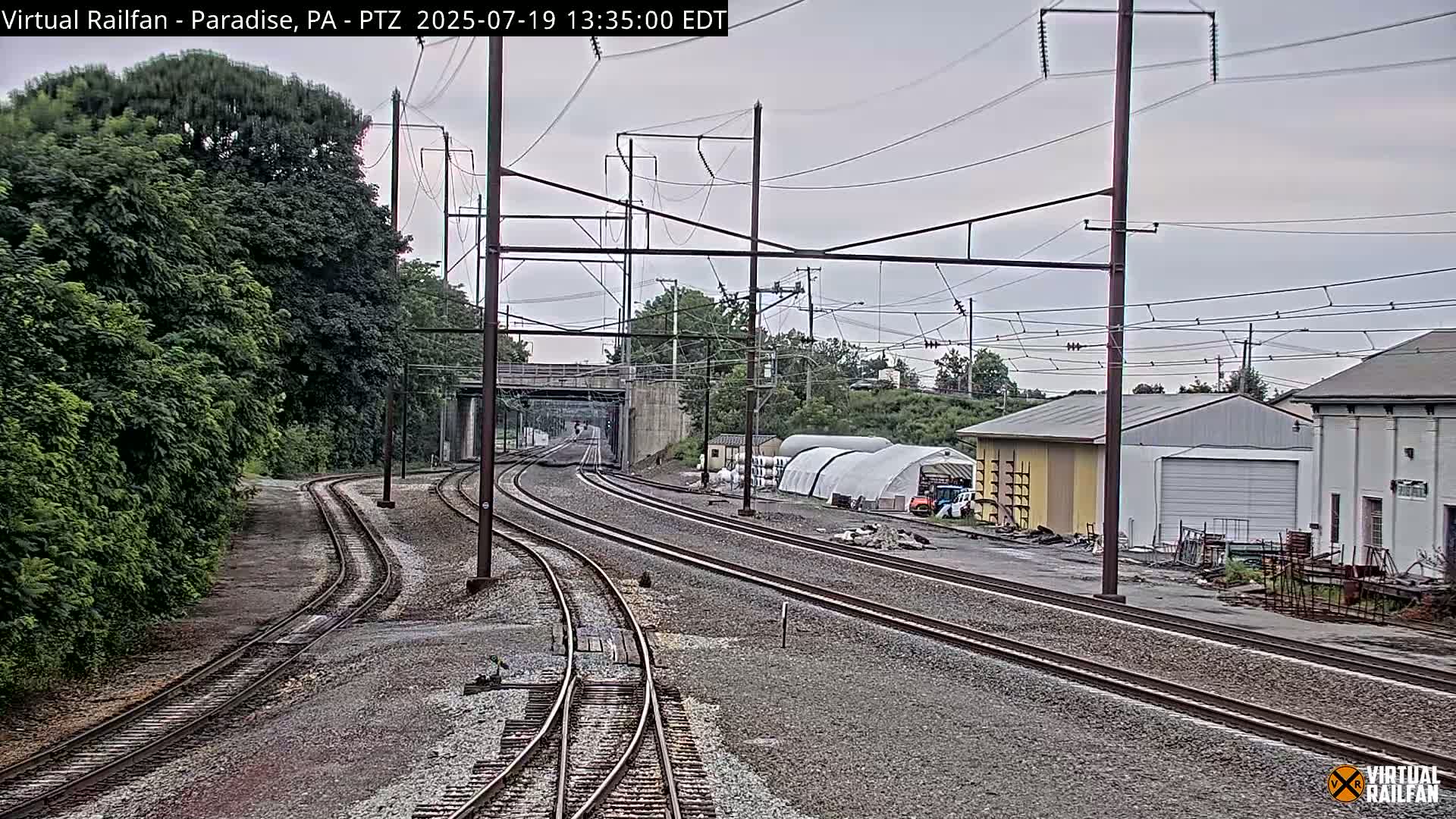 Paradise, Leaman Place Railroad Junction Live Cam - Paradise, Lancaster, Pennsylvania, USA