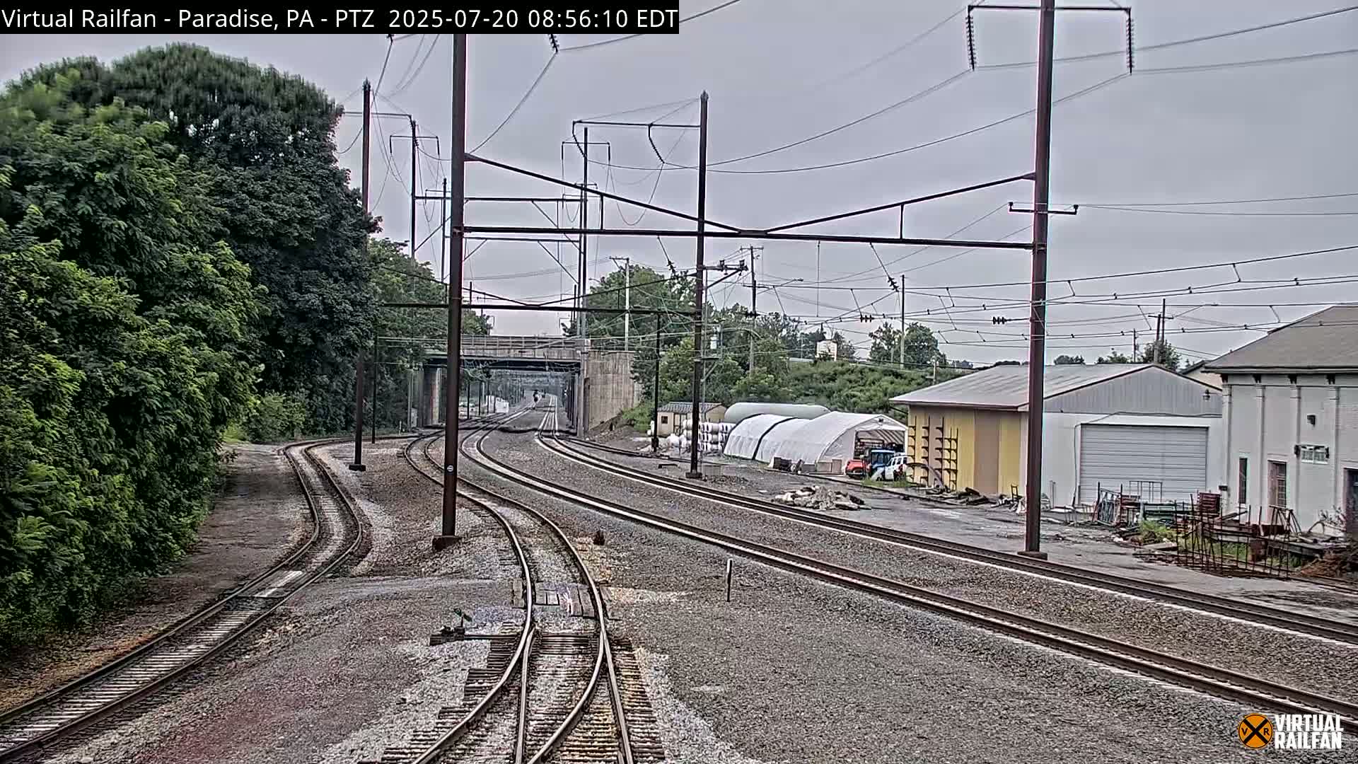 Paradise, Leaman Place Railroad Junction Live Cam - Paradise, Lancaster, Pennsylvania, USA