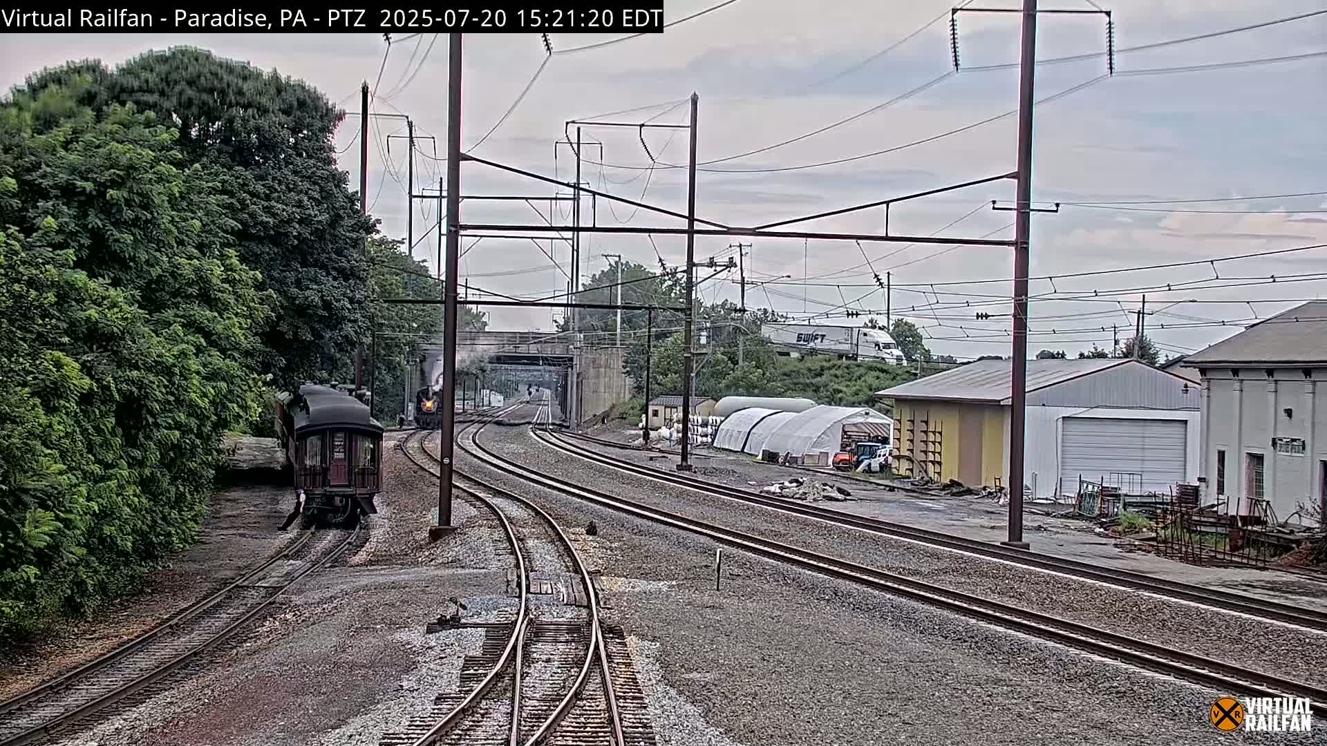 Paradise, Leaman Place Railroad Junction Live Cam - Paradise, Lancaster, Pennsylvania, USA