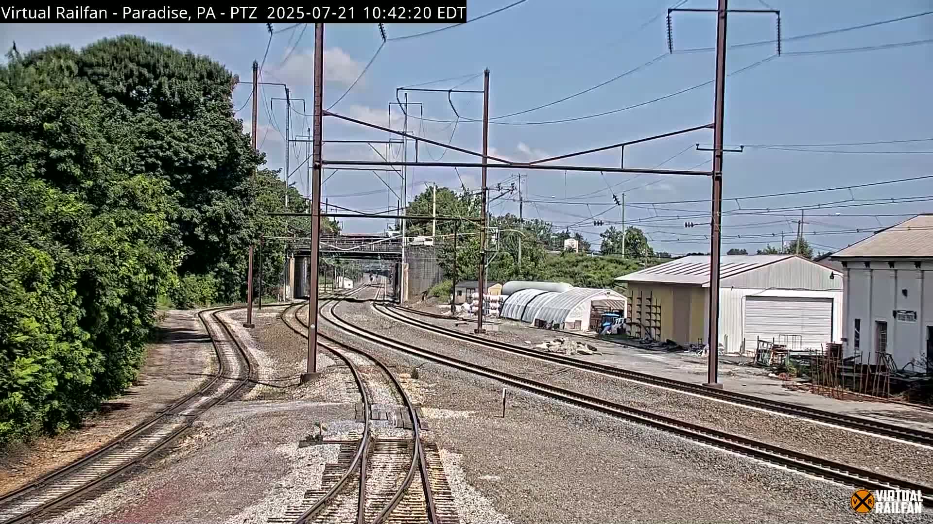 Paradise, Leaman Place Railroad Junction Live Cam - Paradise, Lancaster, Pennsylvania, USA