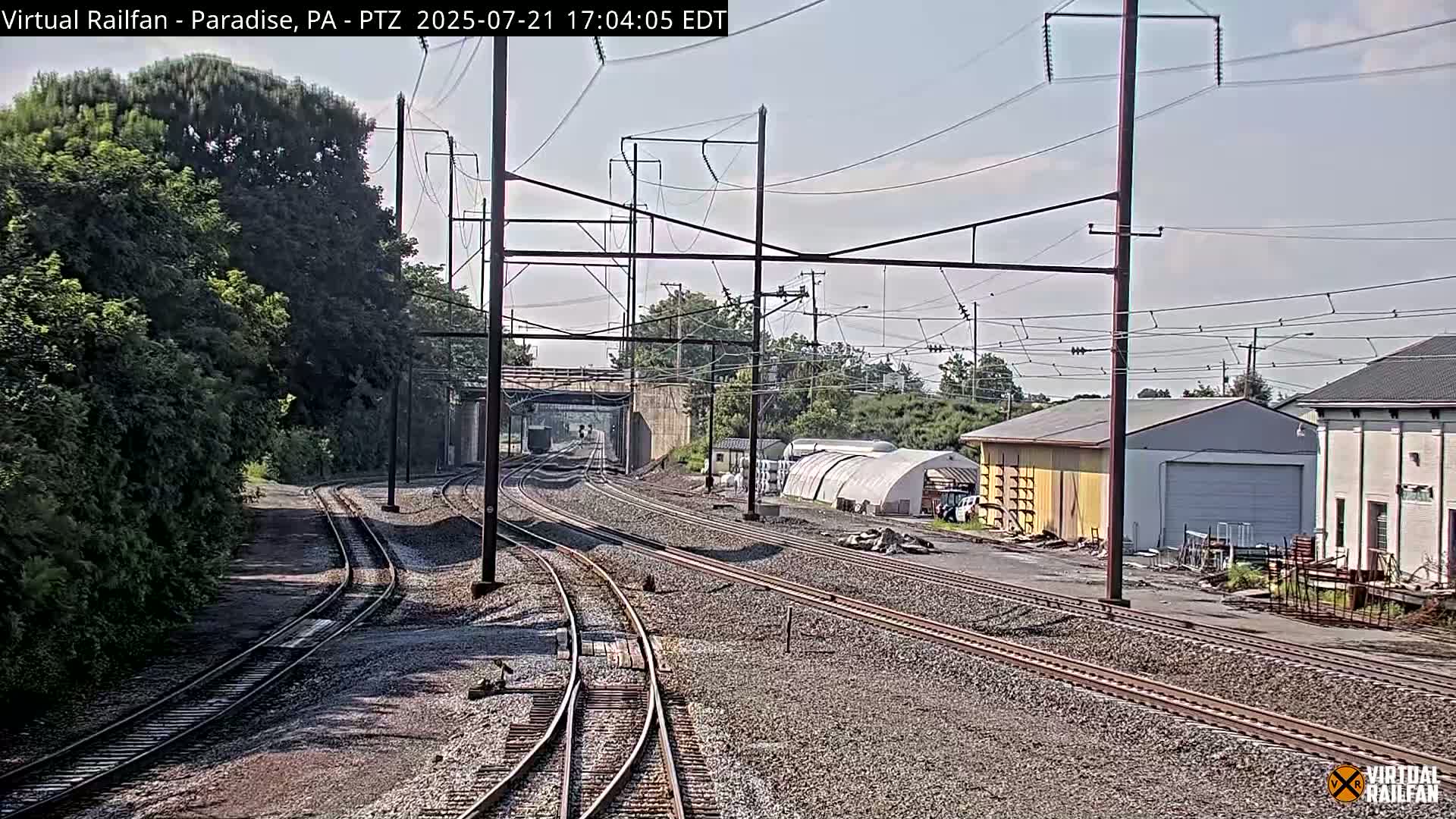 Paradise, Leaman Place Railroad Junction Live Cam - Paradise, Lancaster, Pennsylvania, USA