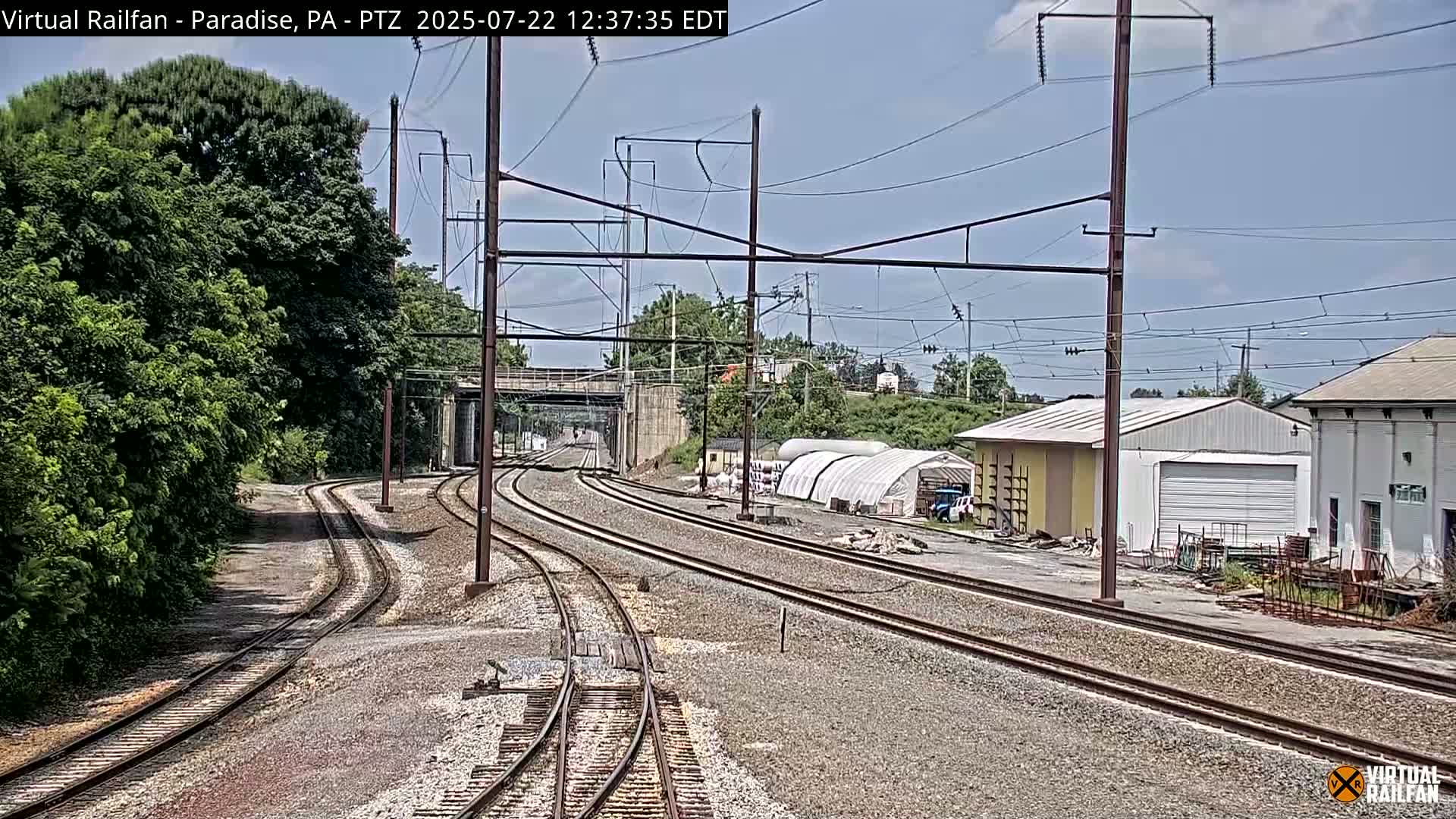 Paradise, Leaman Place Railroad Junction Live Cam - Paradise, Lancaster, Pennsylvania, USA