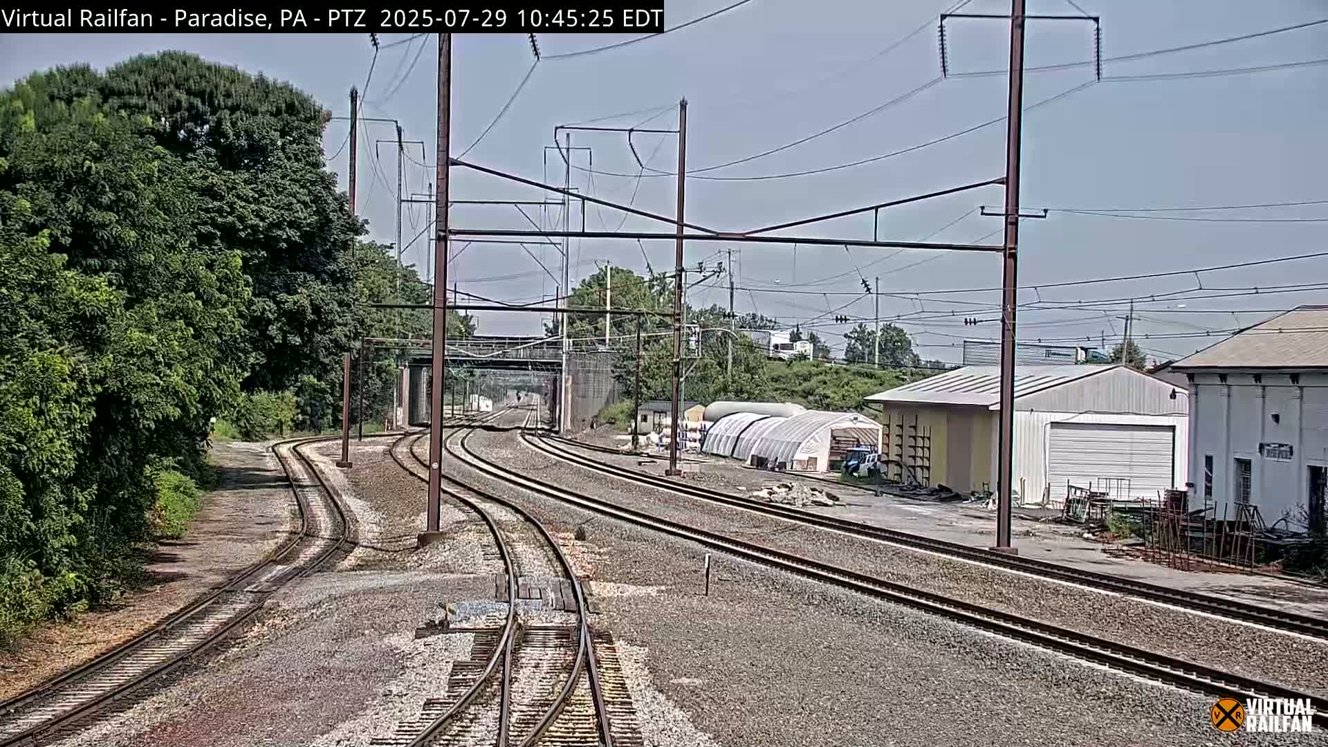 Paradise, Leaman Place Railroad Junction Live Cam - Paradise, Lancaster, Pennsylvania, USA