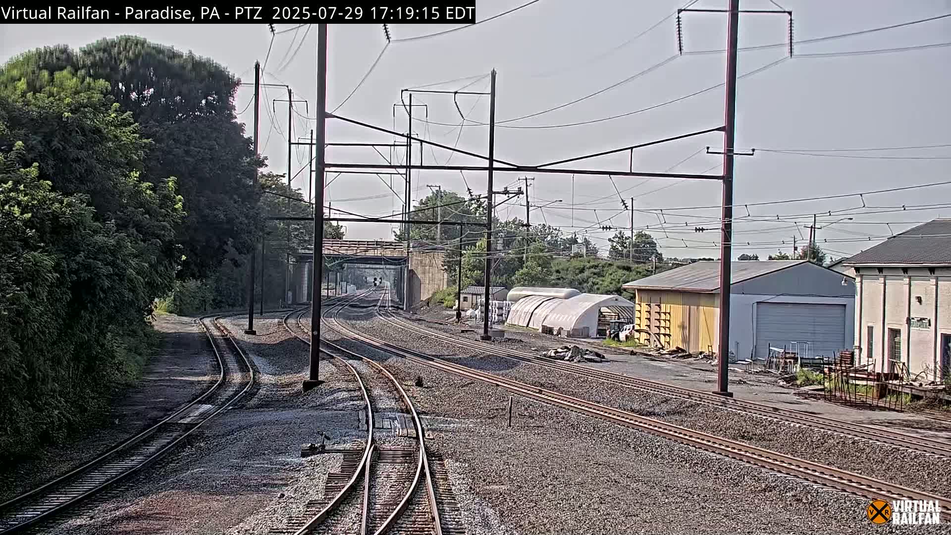 Paradise, Leaman Place Railroad Junction Live Cam - Paradise, Lancaster, Pennsylvania, USA