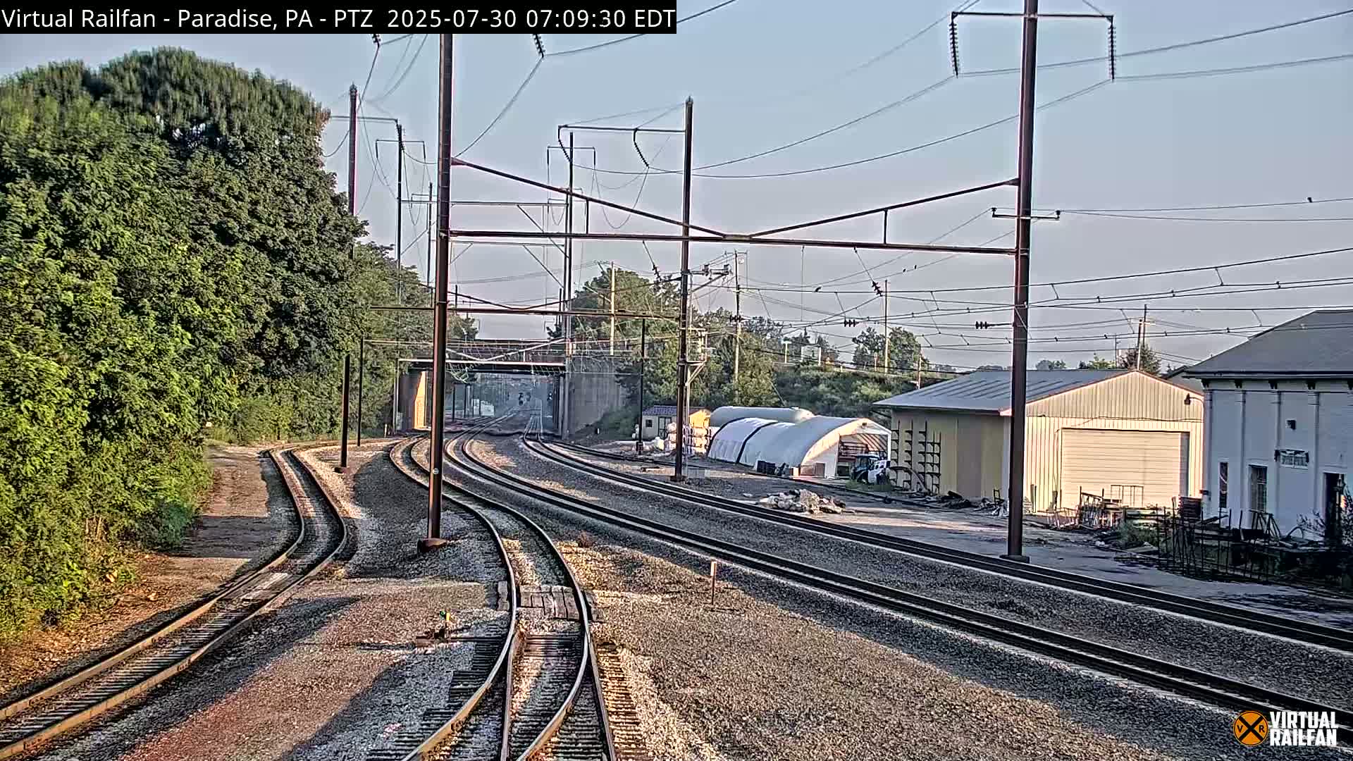 Paradise, Leaman Place Railroad Junction Live Cam - Paradise, Lancaster, Pennsylvania, USA