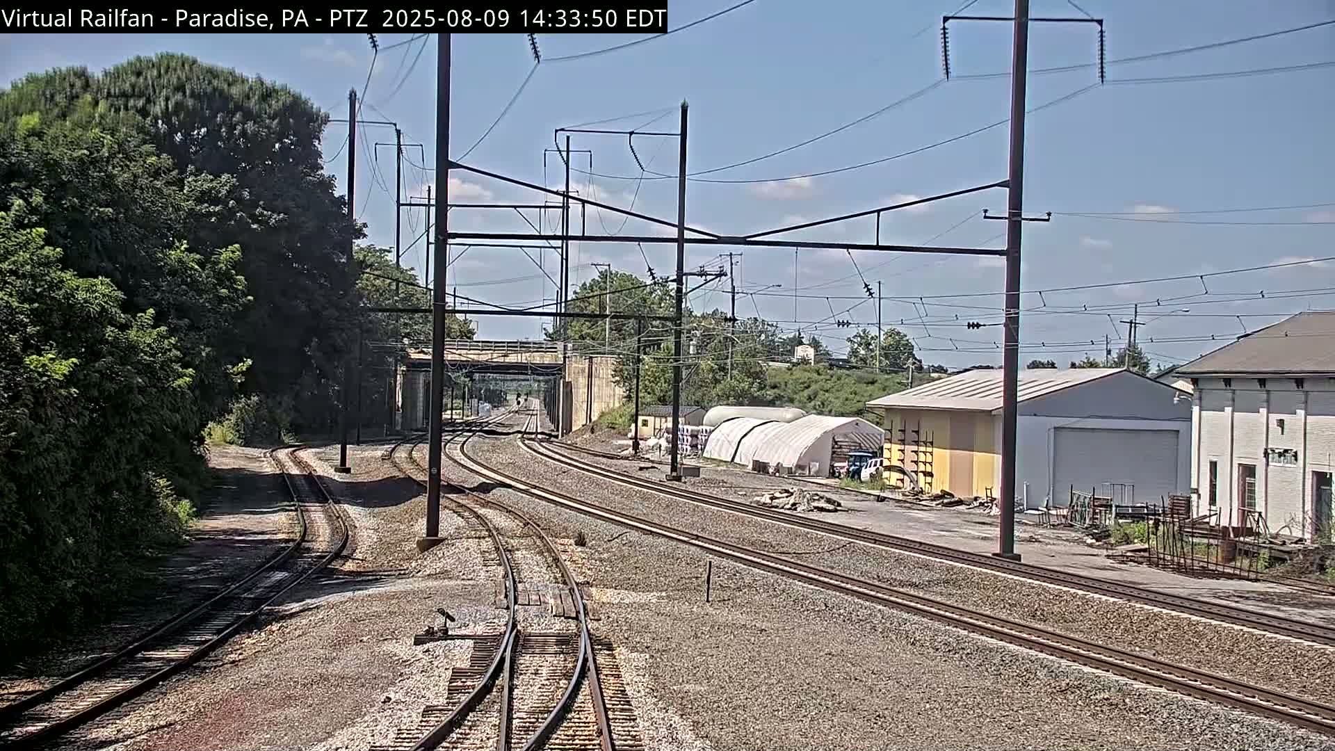 Paradise, Leaman Place Railroad Junction Live Cam - Paradise, Lancaster, Pennsylvania, USA