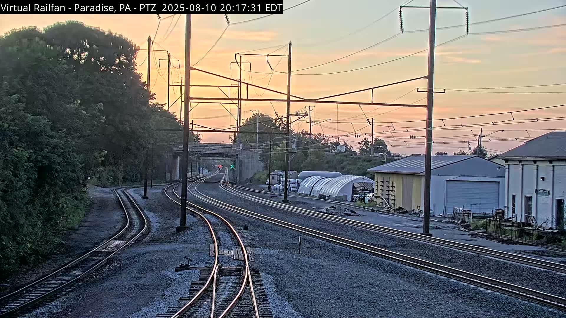 Paradise, Leaman Place Railroad Junction Live Cam - Paradise, Lancaster, Pennsylvania, USA