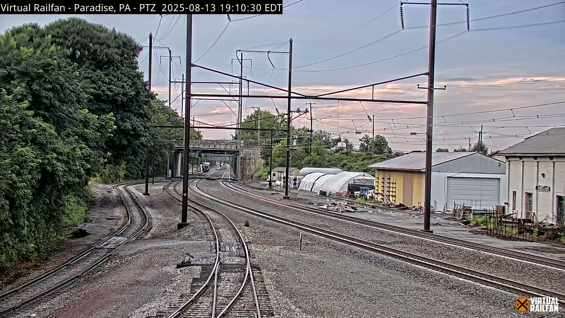 Paradise, Leaman Place Railroad Junction Live Cam - Paradise, Lancaster, Pennsylvania, USA