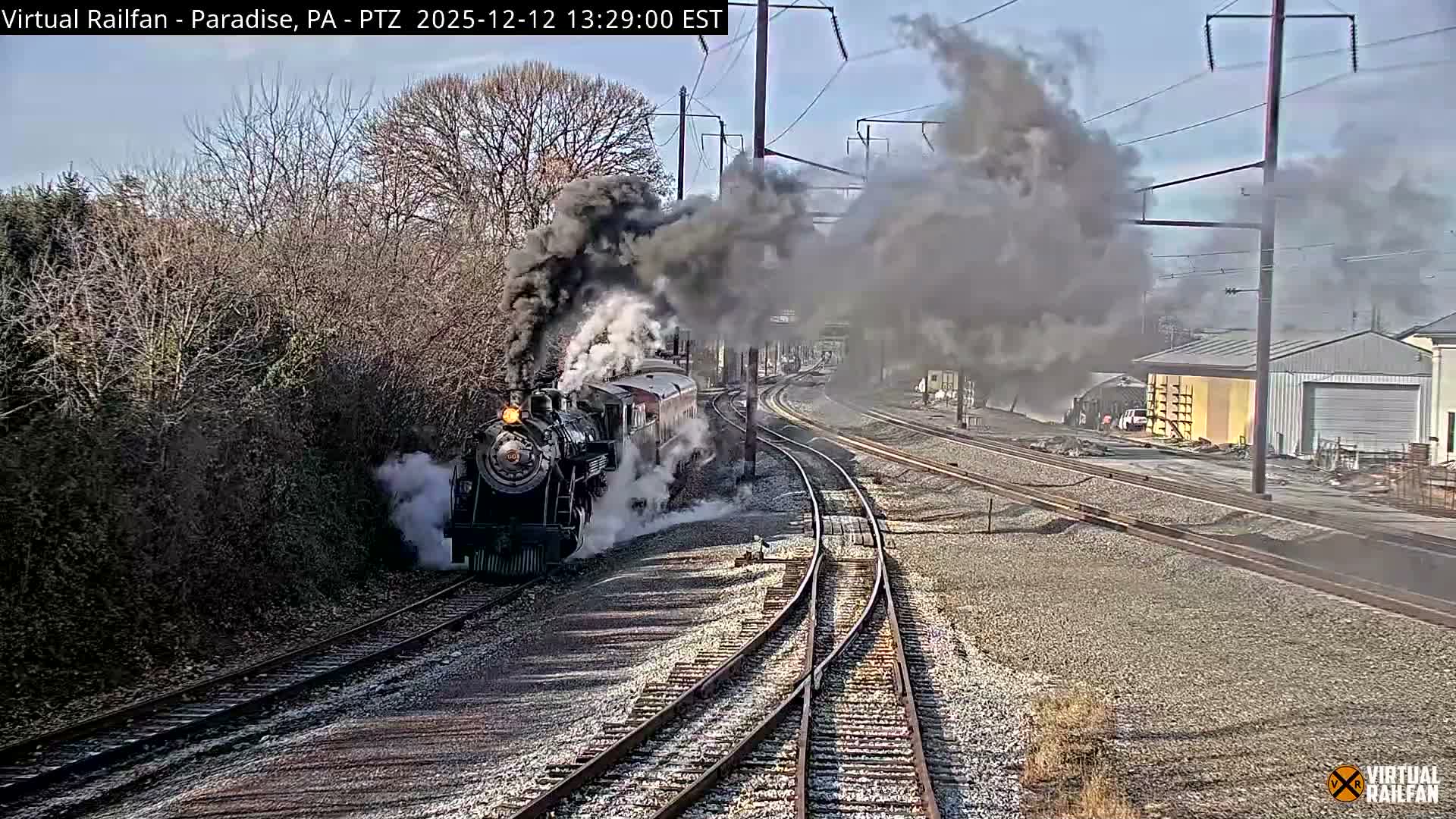 Paradise, Leaman Place Railroad Junction Live Cam - Paradise, Lancaster, Pennsylvania, USA