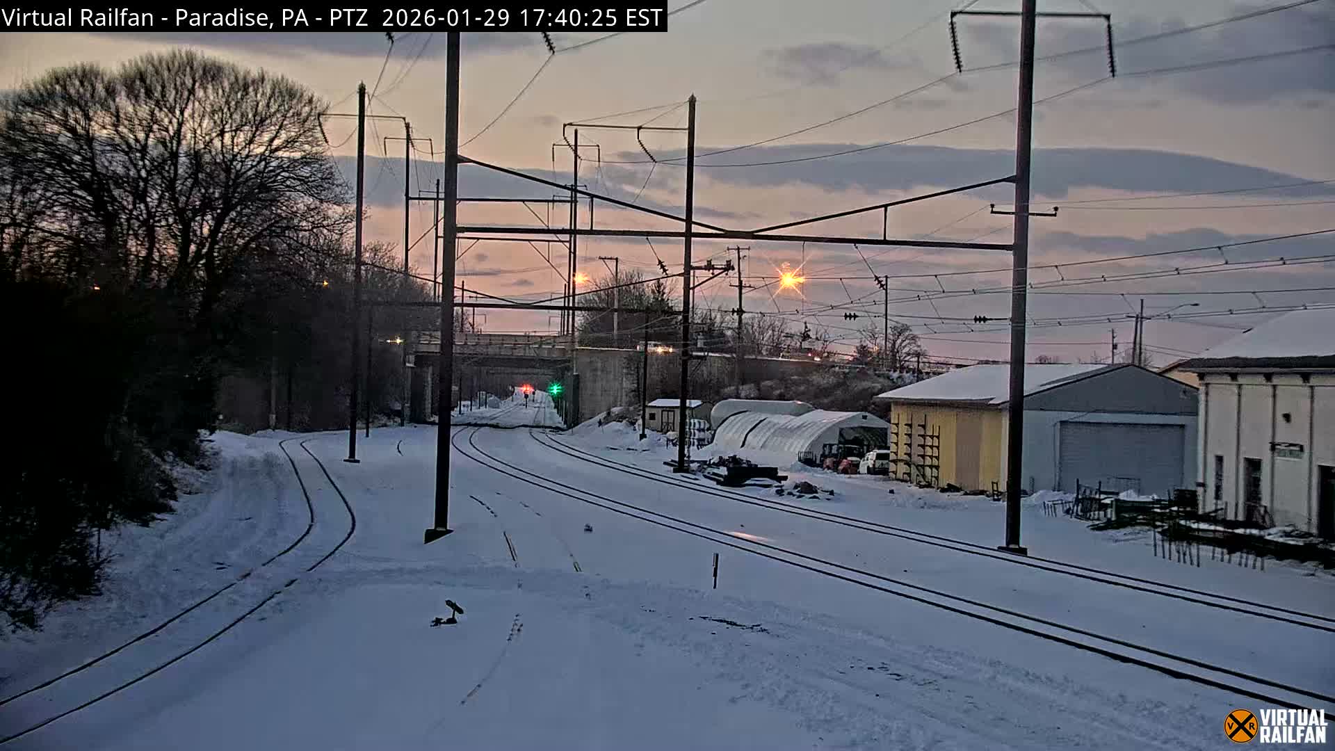 Paradise, Leaman Place Railroad Junction Live Cam - Paradise, Lancaster, Pennsylvania, USA