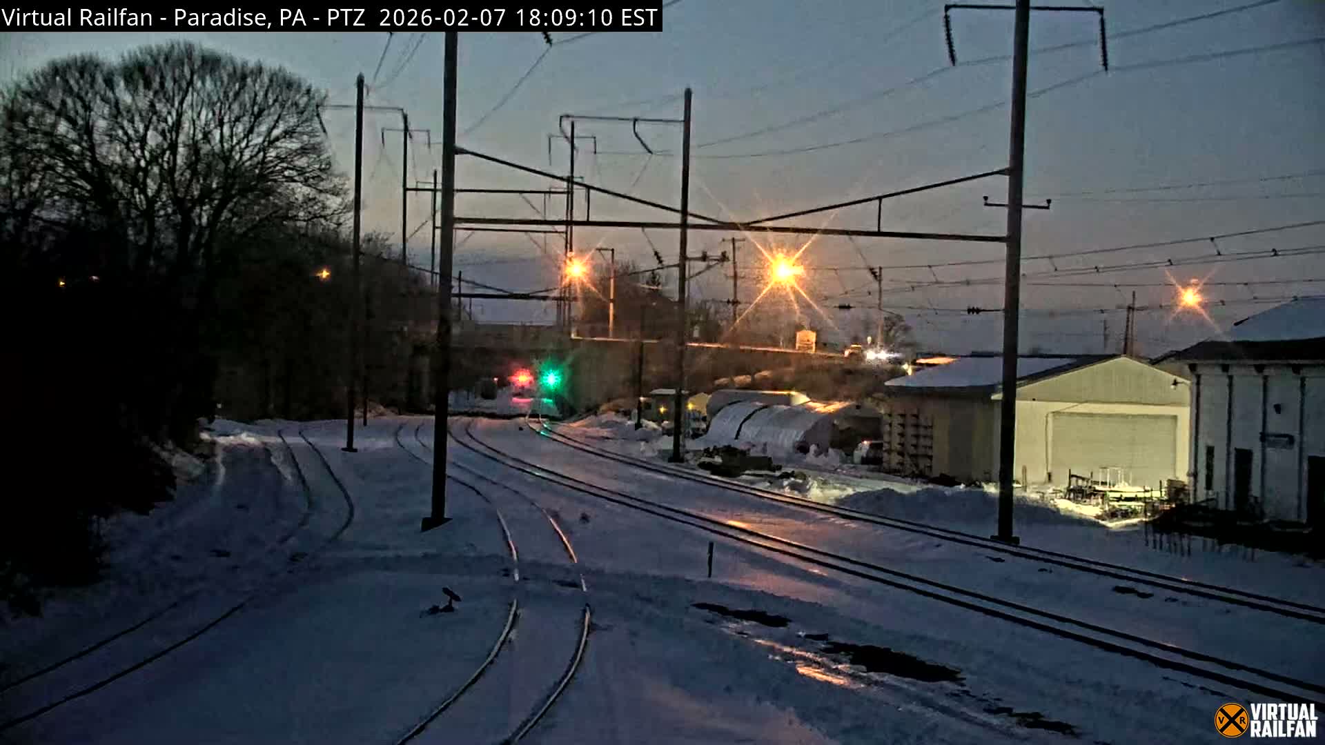 Paradise, Leaman Place Railroad Junction Live Cam - Paradise, Lancaster, Pennsylvania, USA