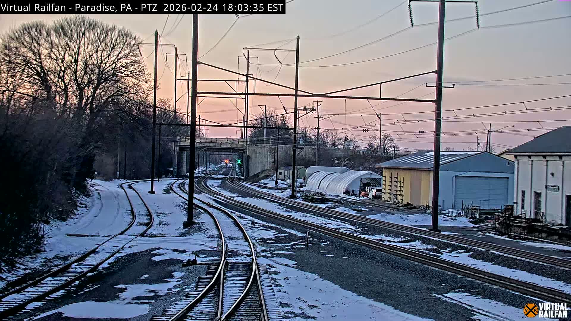 Paradise, Leaman Place Railroad Junction Live Cam - Paradise, Lancaster, Pennsylvania, USA