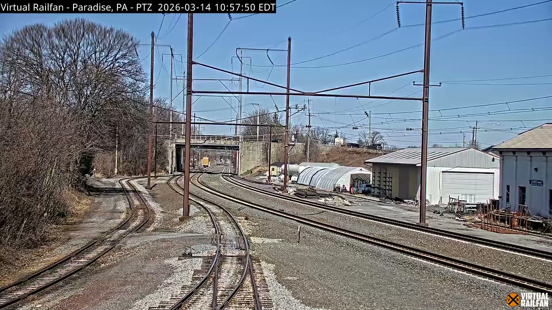 Paradise, Leaman Place Railroad Junction Live Cam - Paradise, Lancaster, Pennsylvania, USA