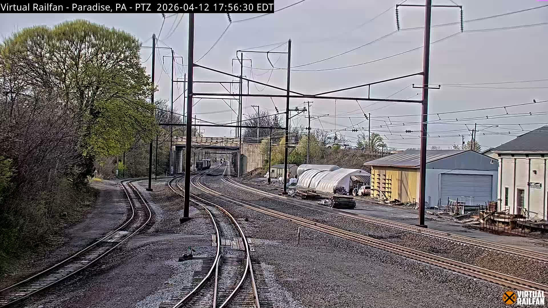 Paradise, Leaman Place Railroad Junction Live Cam - Paradise, Lancaster, Pennsylvania, USA