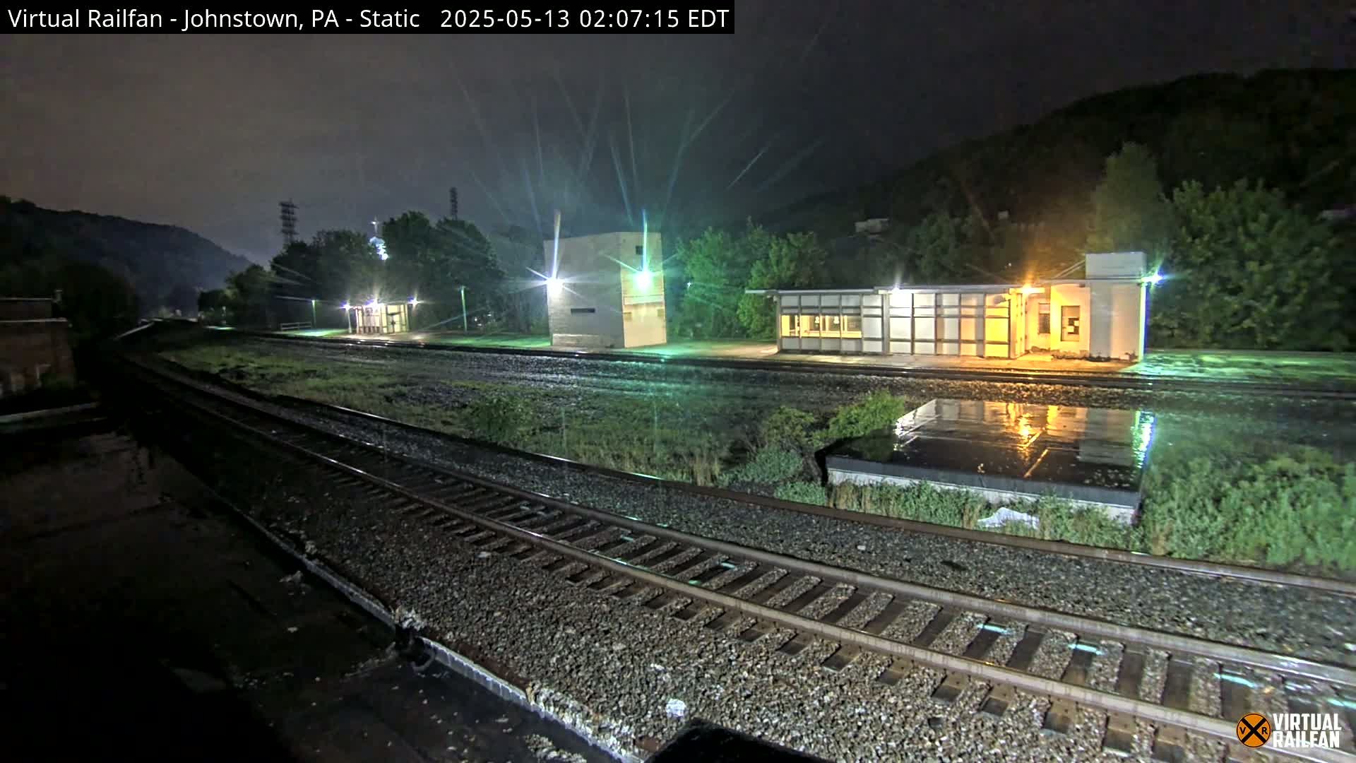 Johnstown Train Station & Railroad Crossing Live Cam - Johnstown, Cambria, Pennsylvania, USA