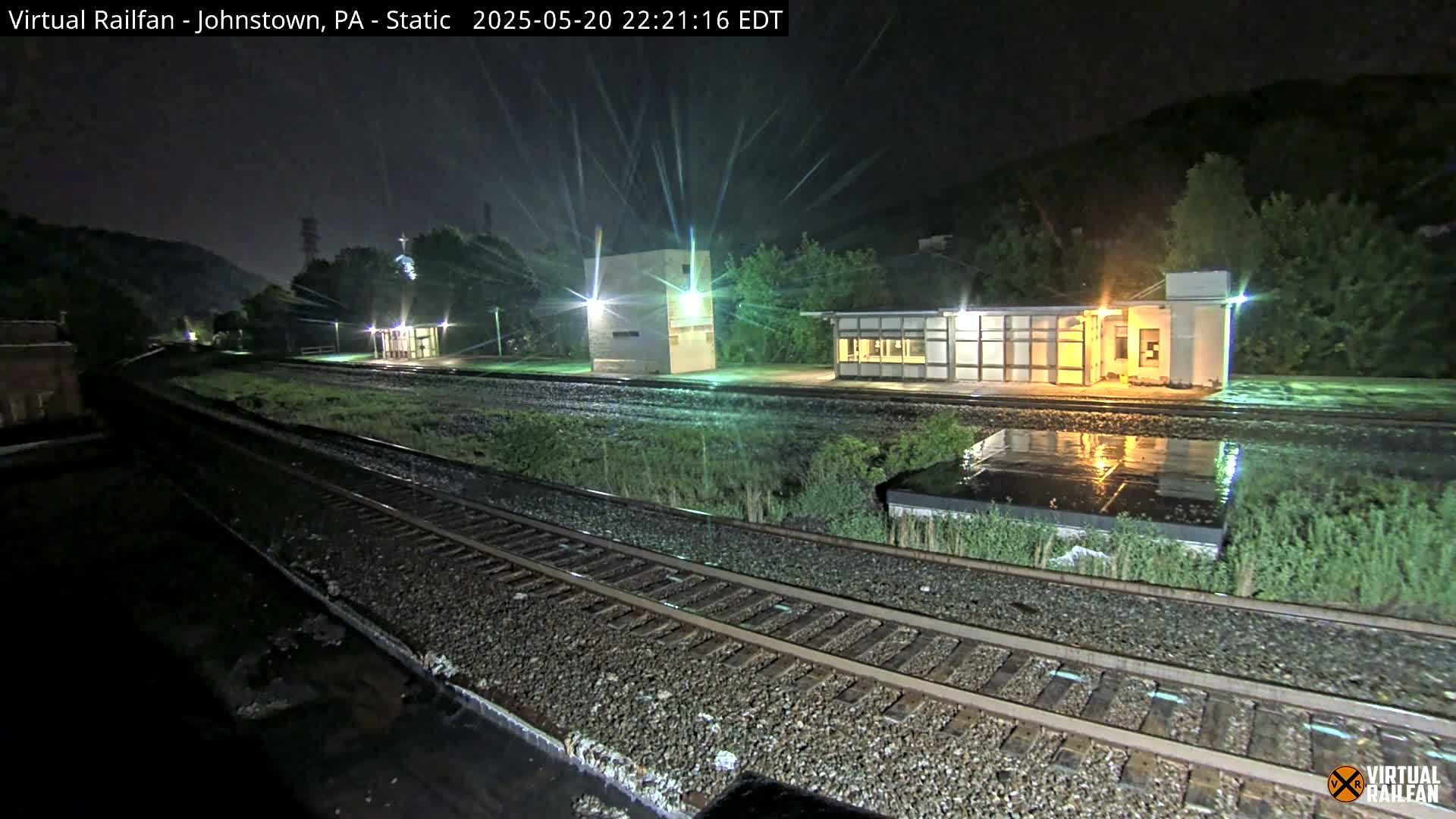Johnstown Train Station & Railroad Crossing Live Cam - Johnstown, Cambria, Pennsylvania, USA