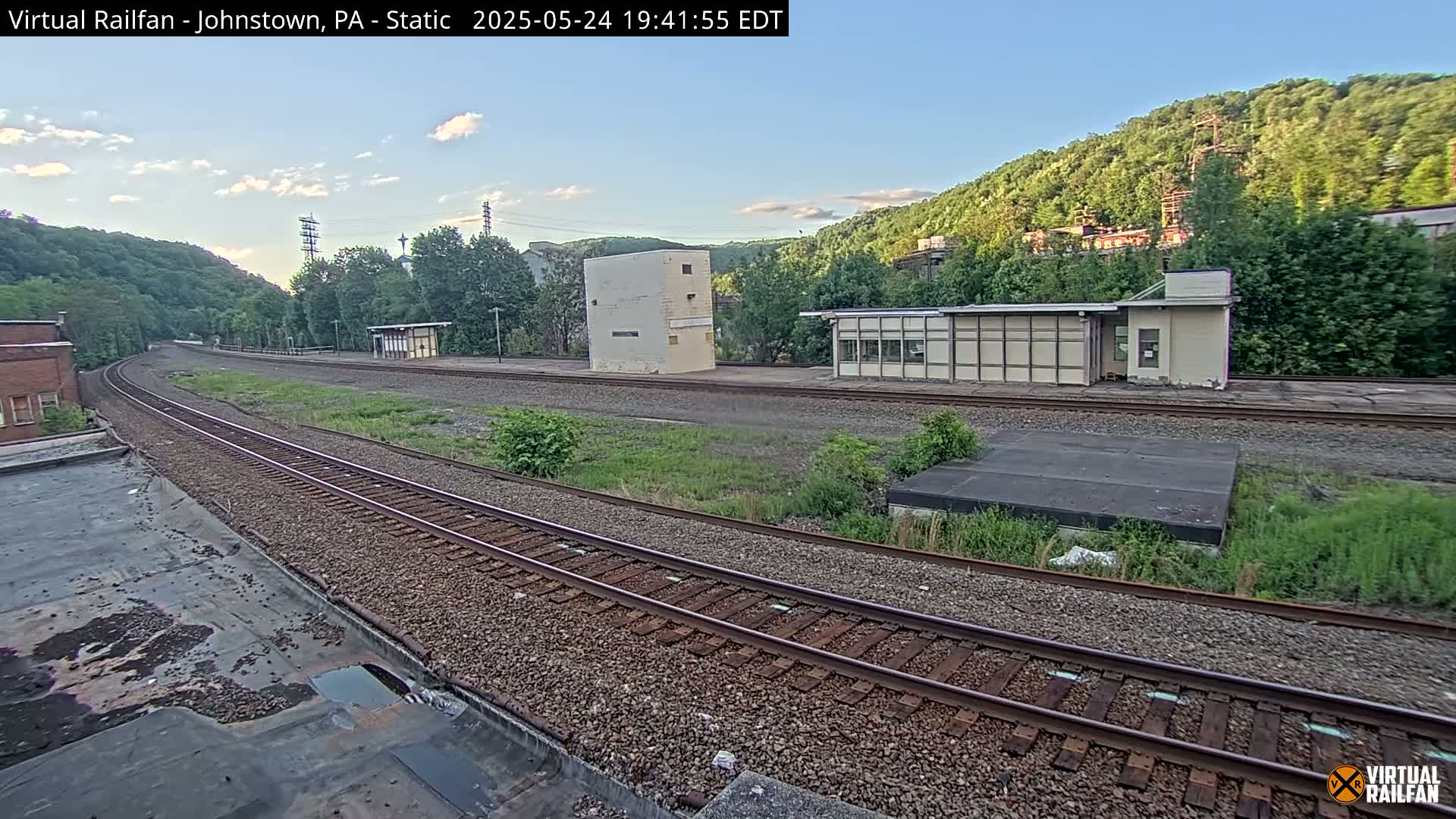 Johnstown Train Station & Railroad Crossing Live Cam - Johnstown, Cambria, Pennsylvania, USA