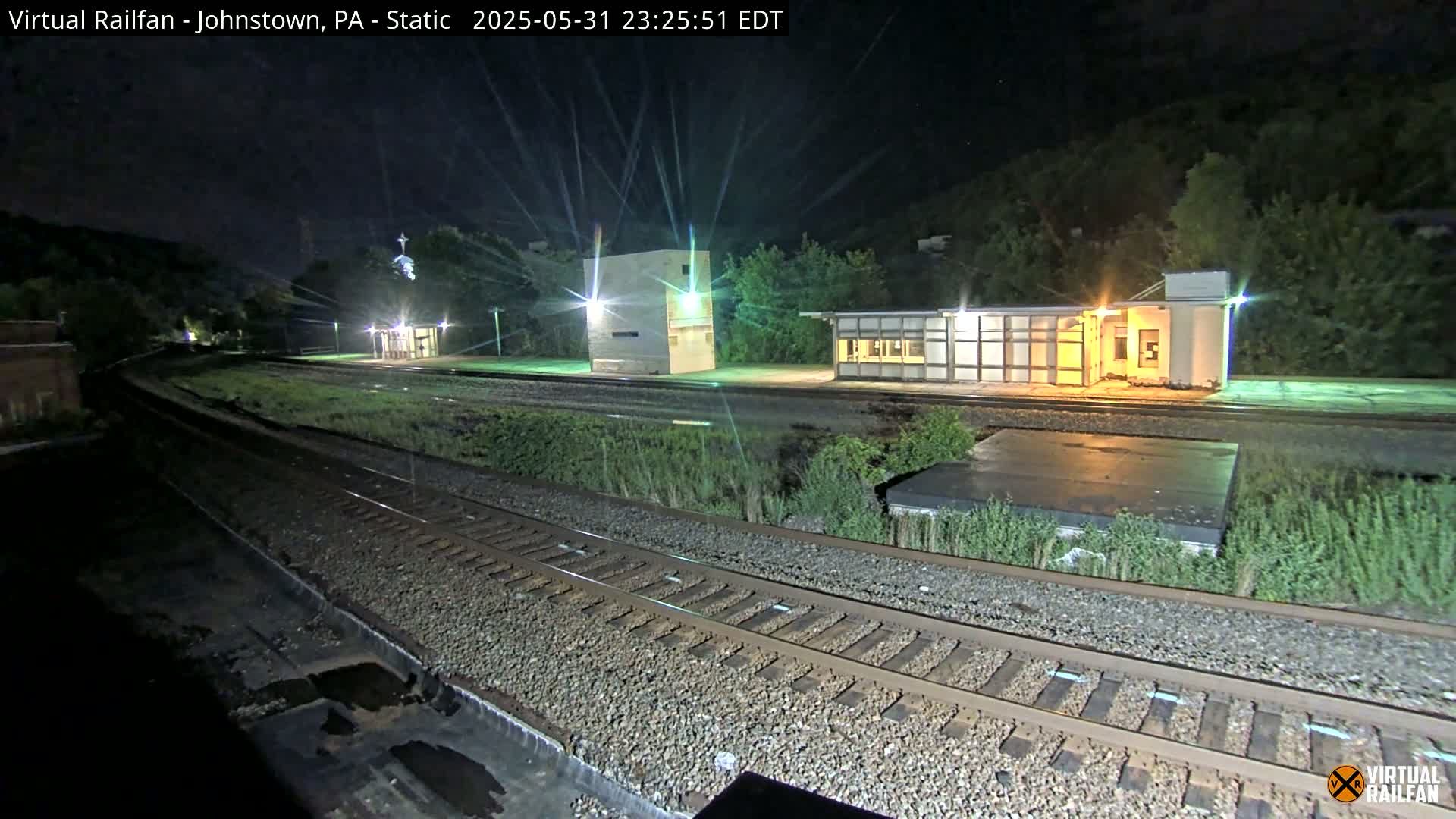 Johnstown Train Station & Railroad Crossing Live Cam - Johnstown, Cambria, Pennsylvania, USA