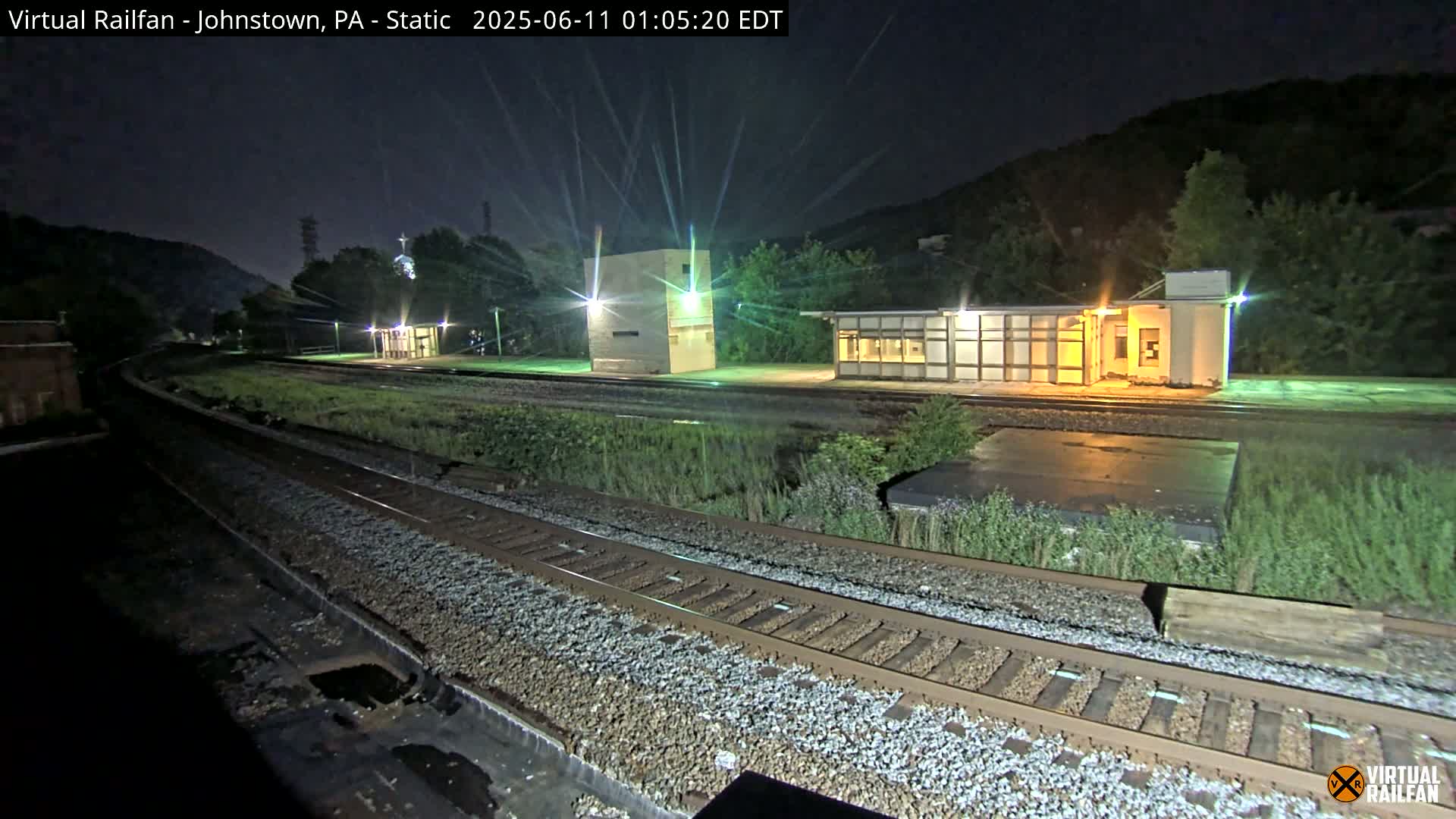 Johnstown Train Station & Railroad Crossing Live Cam - Johnstown, Cambria, Pennsylvania, USA