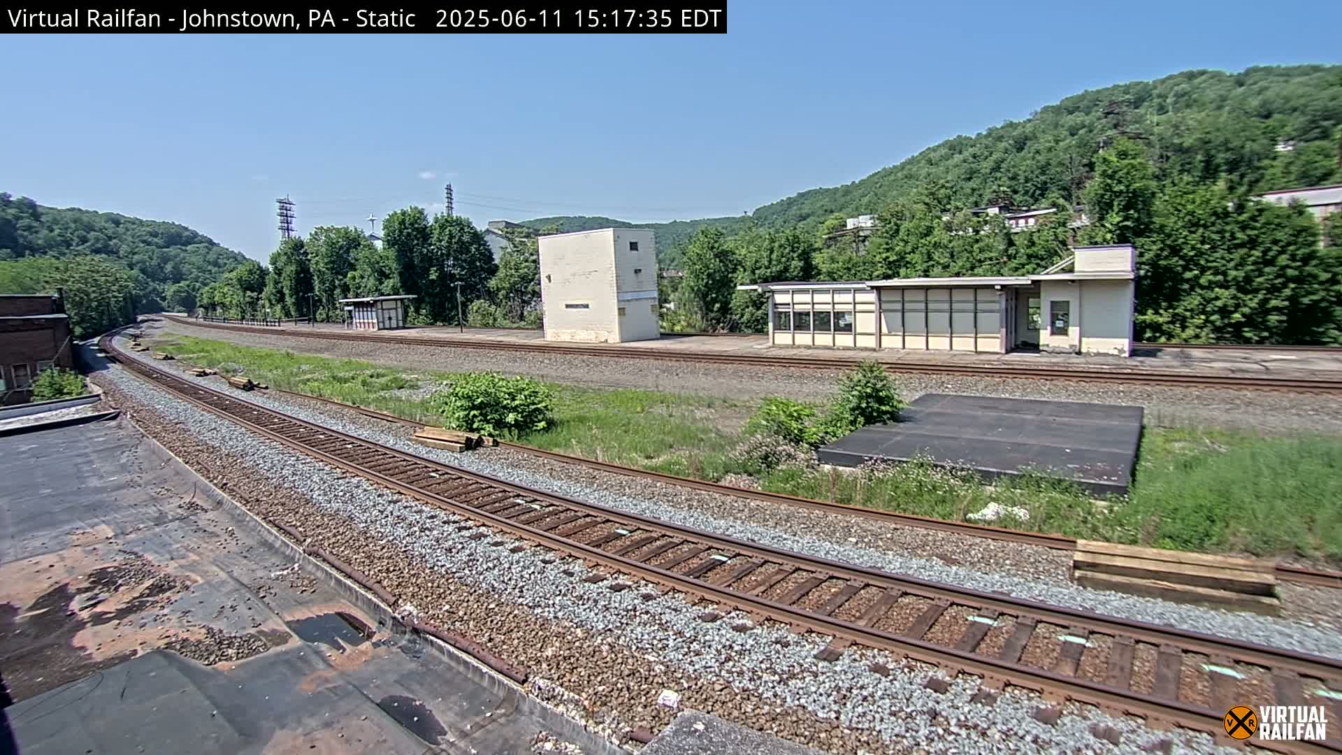 Johnstown Train Station & Railroad Crossing Live Cam - Johnstown, Cambria, Pennsylvania, USA