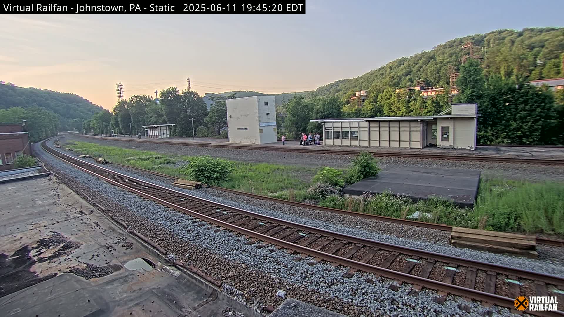 Johnstown Train Station & Railroad Crossing Live Cam - Johnstown, Cambria, Pennsylvania, USA
