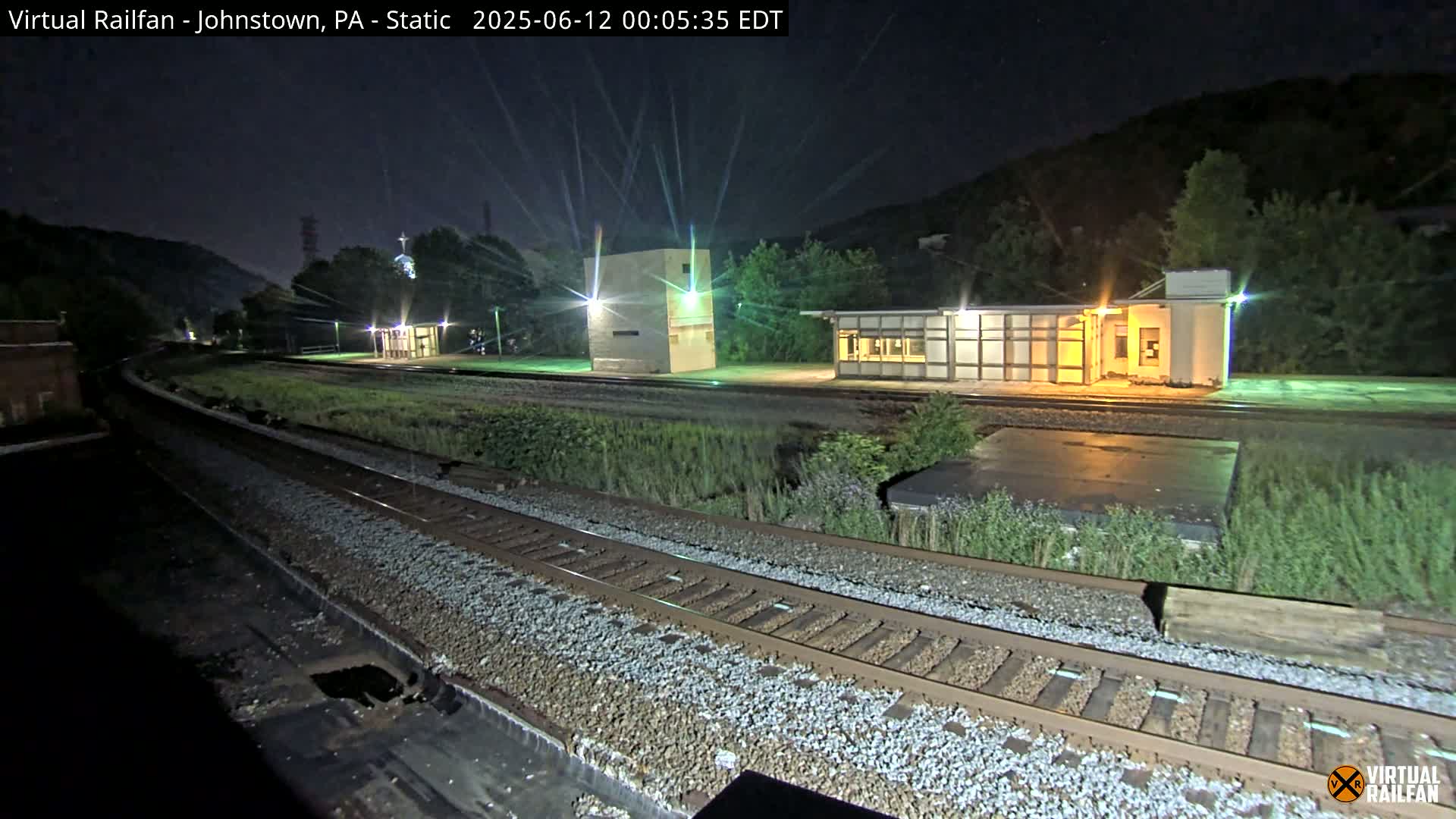 Johnstown Train Station & Railroad Crossing Live Cam - Johnstown, Cambria, Pennsylvania, USA