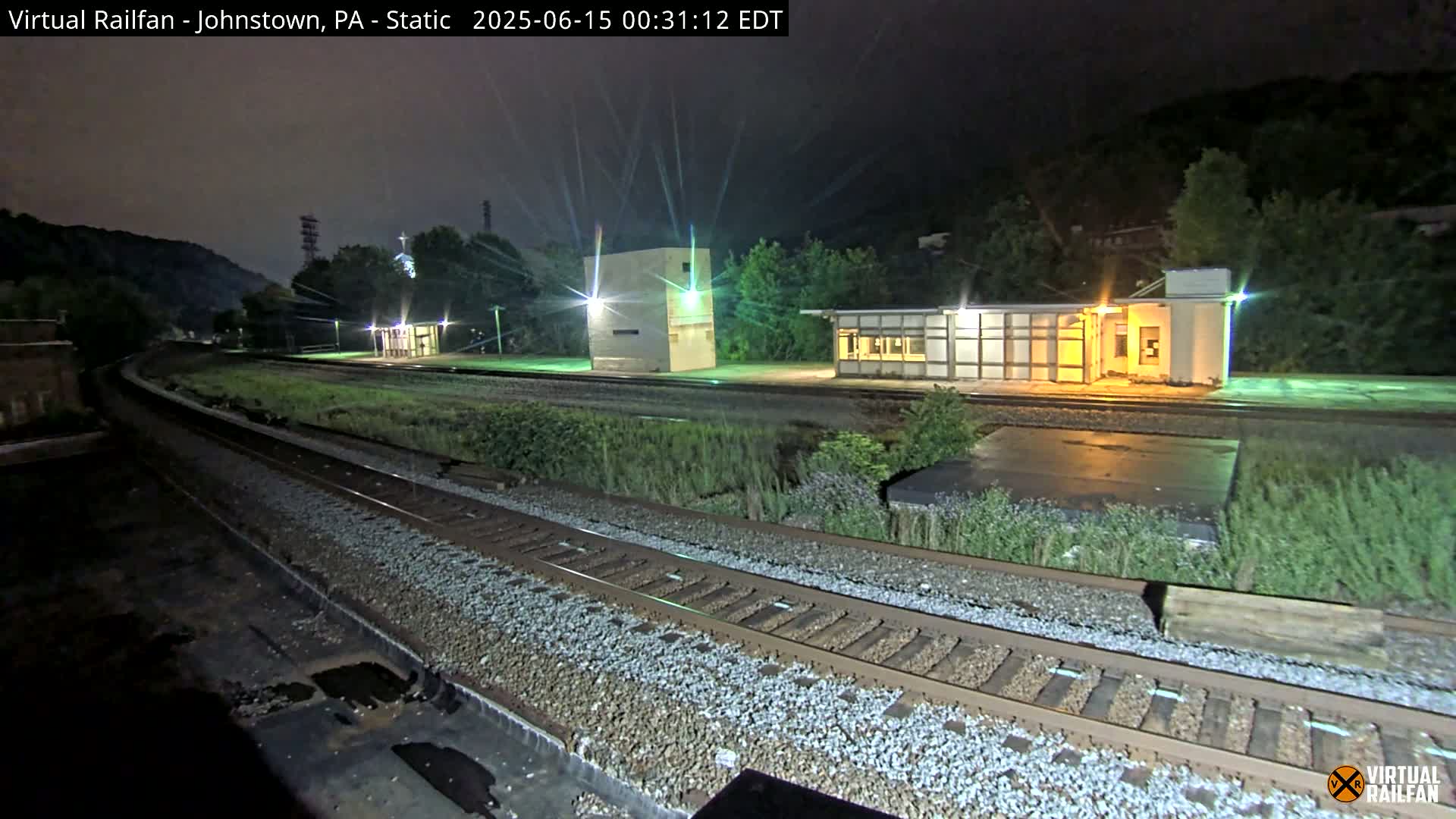 Johnstown Train Station & Railroad Crossing Live Cam - Johnstown, Cambria, Pennsylvania, USA