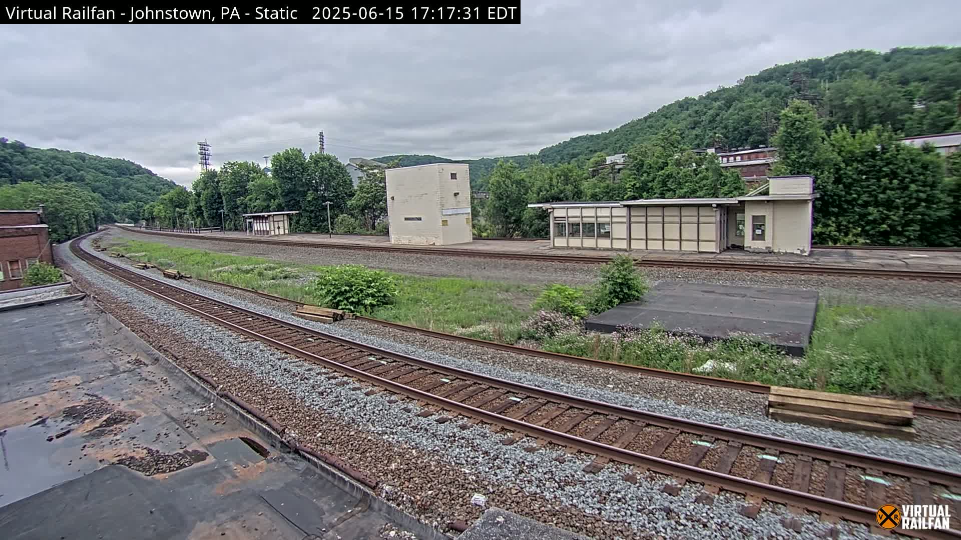 Johnstown Train Station & Railroad Crossing Live Cam - Johnstown, Cambria, Pennsylvania, USA