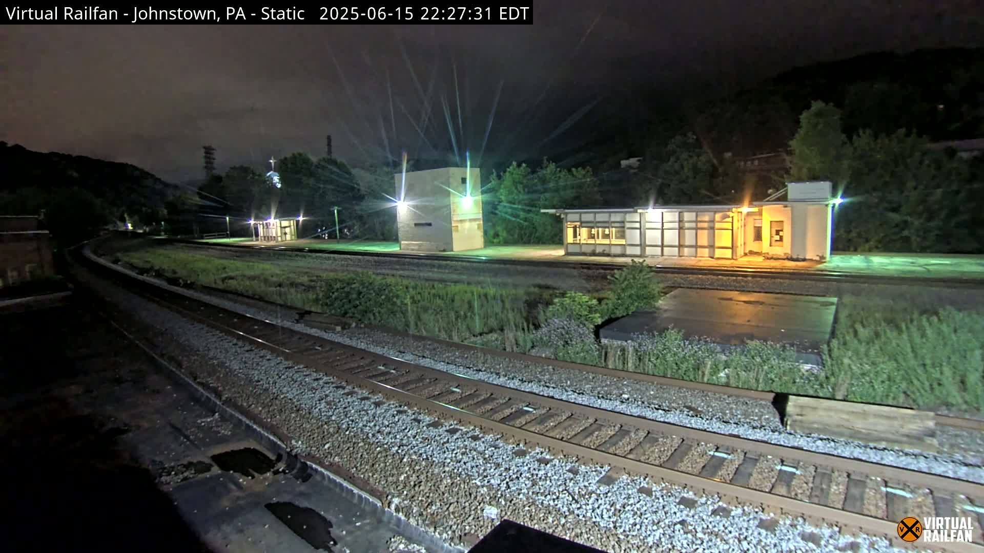 Johnstown Train Station & Railroad Crossing Live Cam - Johnstown, Cambria, Pennsylvania, USA