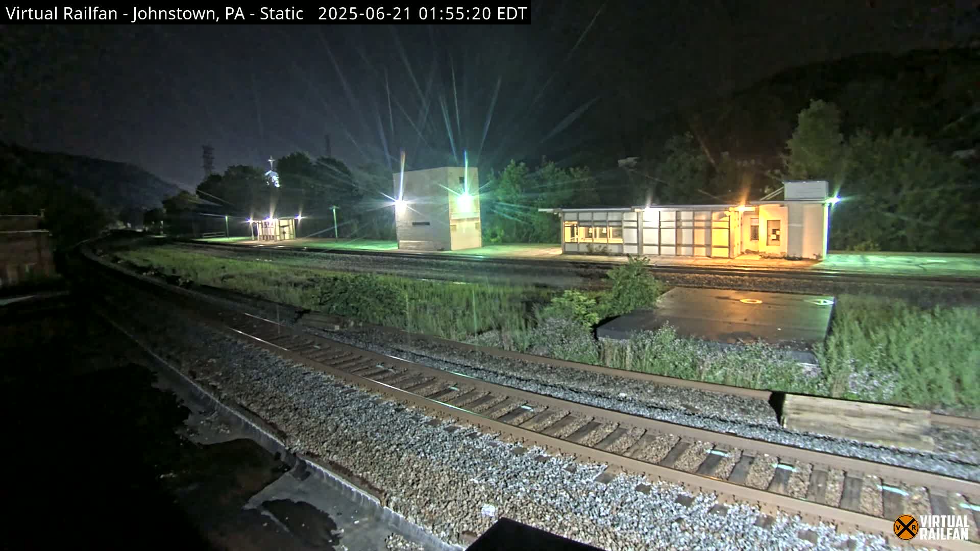 Johnstown Train Station & Railroad Crossing Live Cam - Johnstown, Cambria, Pennsylvania, USA