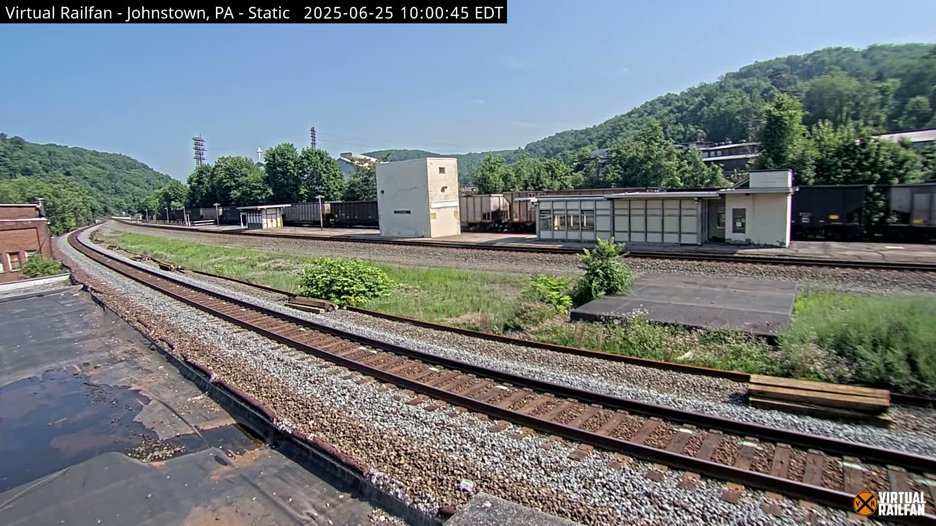 Johnstown Train Station & Railroad Crossing Live Cam - Johnstown, Cambria, Pennsylvania, USA
