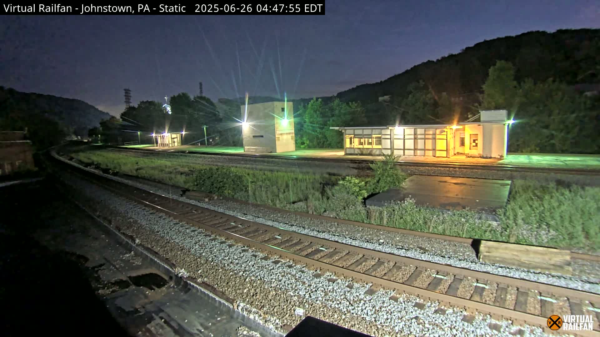 Johnstown Train Station & Railroad Crossing Live Cam - Johnstown, Cambria, Pennsylvania, USA