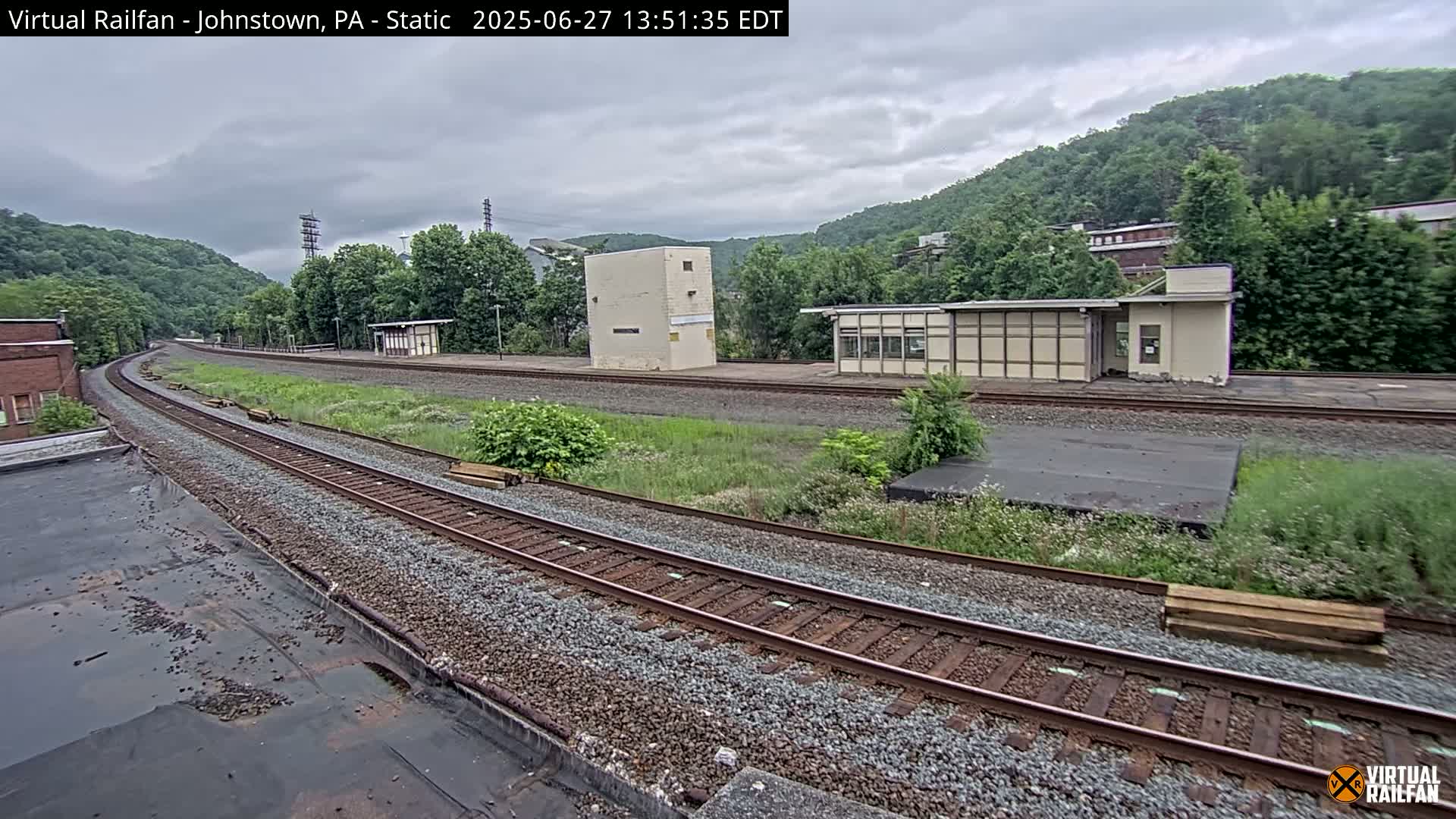 Johnstown Train Station & Railroad Crossing Live Cam - Johnstown, Cambria, Pennsylvania, USA