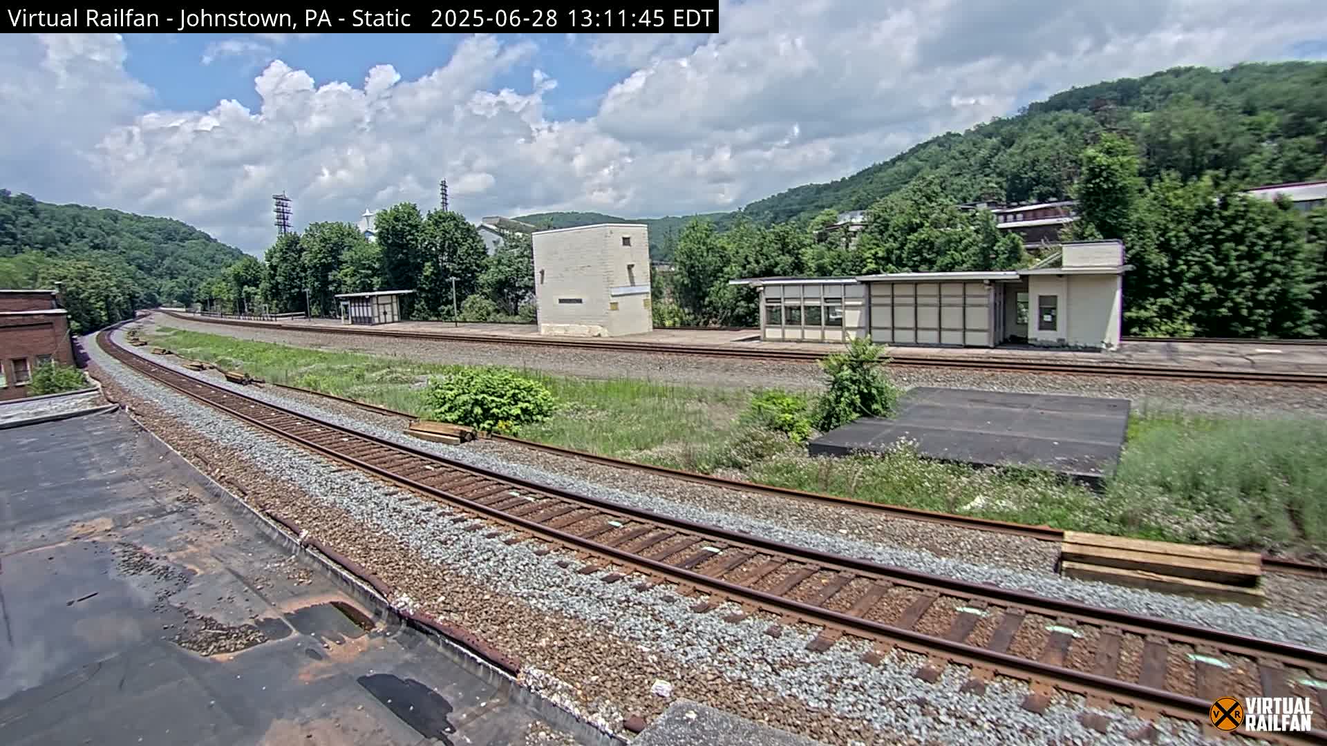 Johnstown Train Station & Railroad Crossing Live Cam - Johnstown, Cambria, Pennsylvania, USA