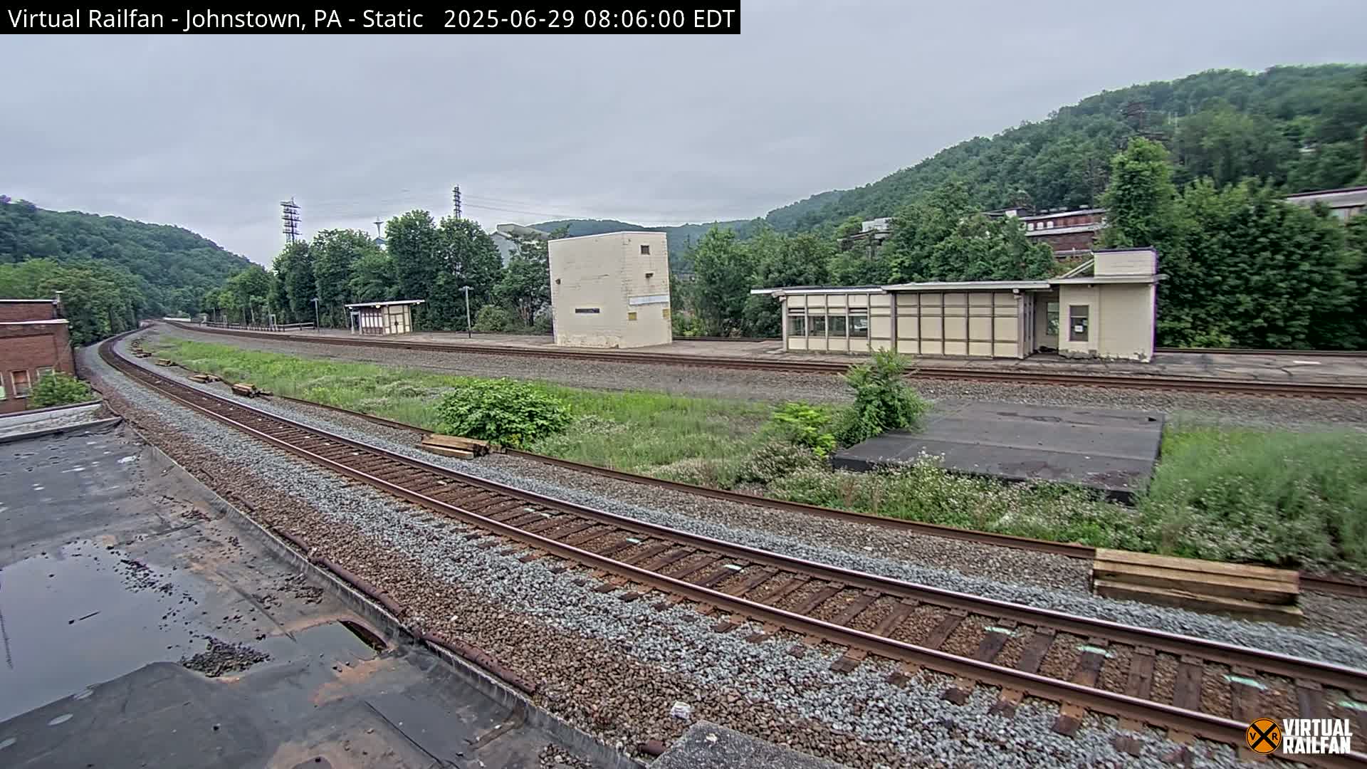 Johnstown Train Station & Railroad Crossing Live Cam - Johnstown, Cambria, Pennsylvania, USA