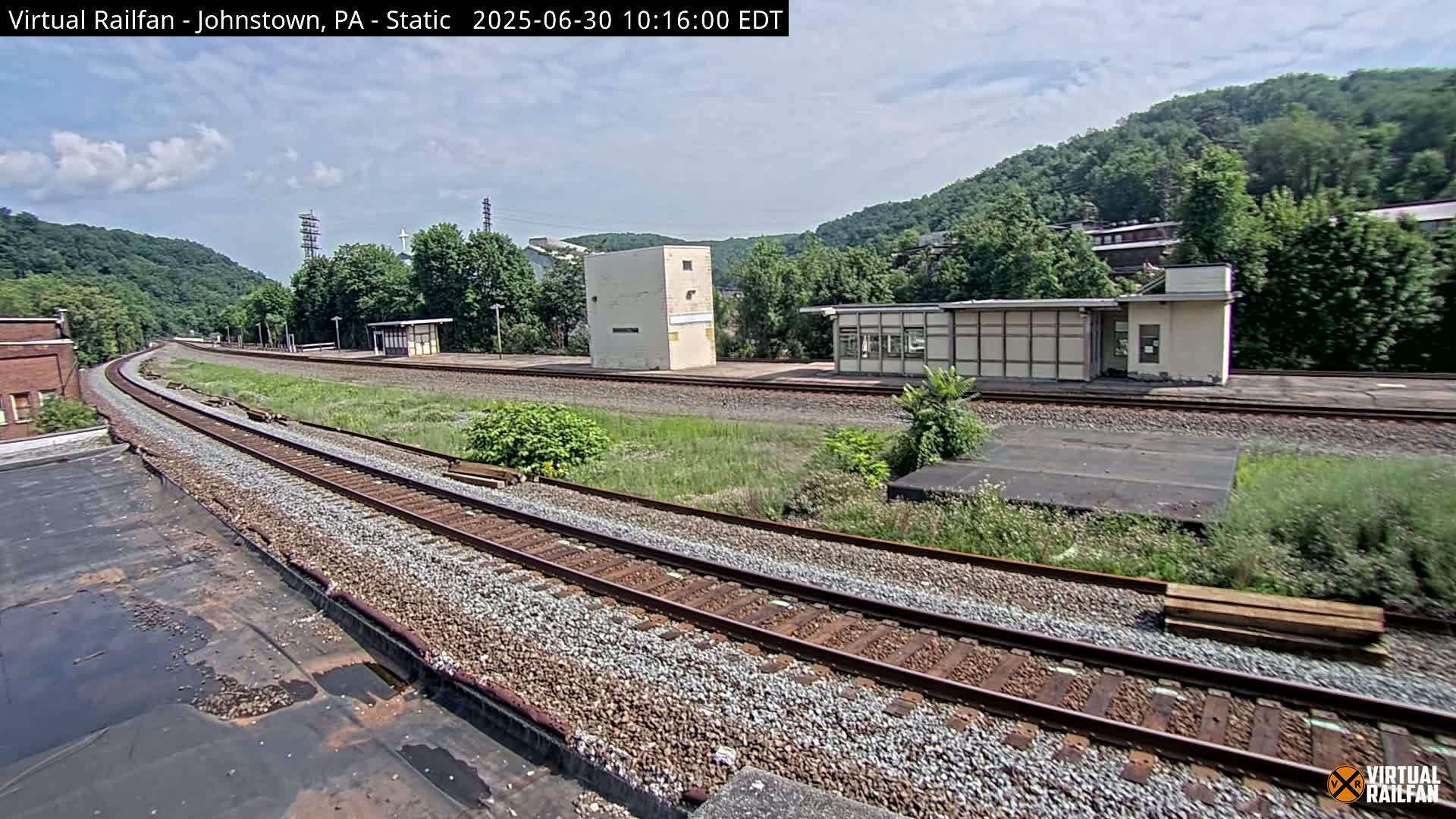 Johnstown Train Station & Railroad Crossing Live Cam - Johnstown, Cambria, Pennsylvania, USA
