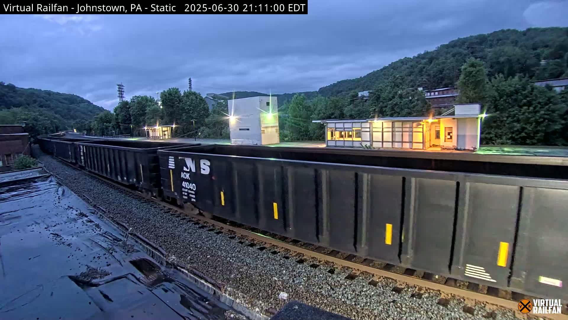 Johnstown Train Station & Railroad Crossing Live Cam - Johnstown, Cambria, Pennsylvania, USA