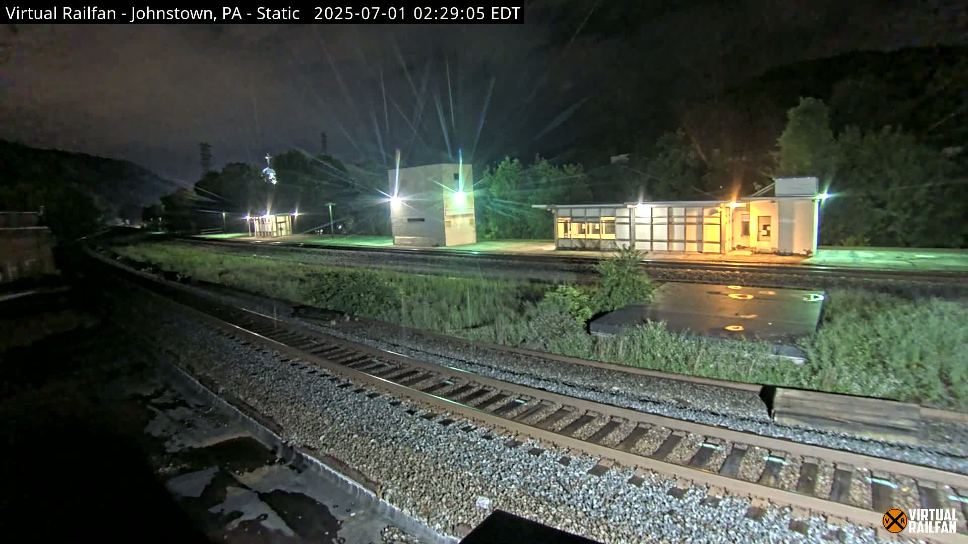 Johnstown Train Station & Railroad Crossing Live Cam - Johnstown, Cambria, Pennsylvania, USA