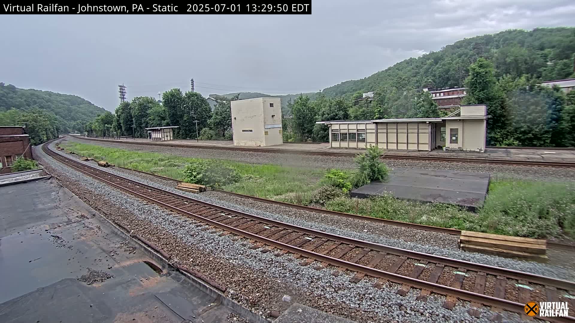 Johnstown Train Station & Railroad Crossing Live Cam - Johnstown, Cambria, Pennsylvania, USA