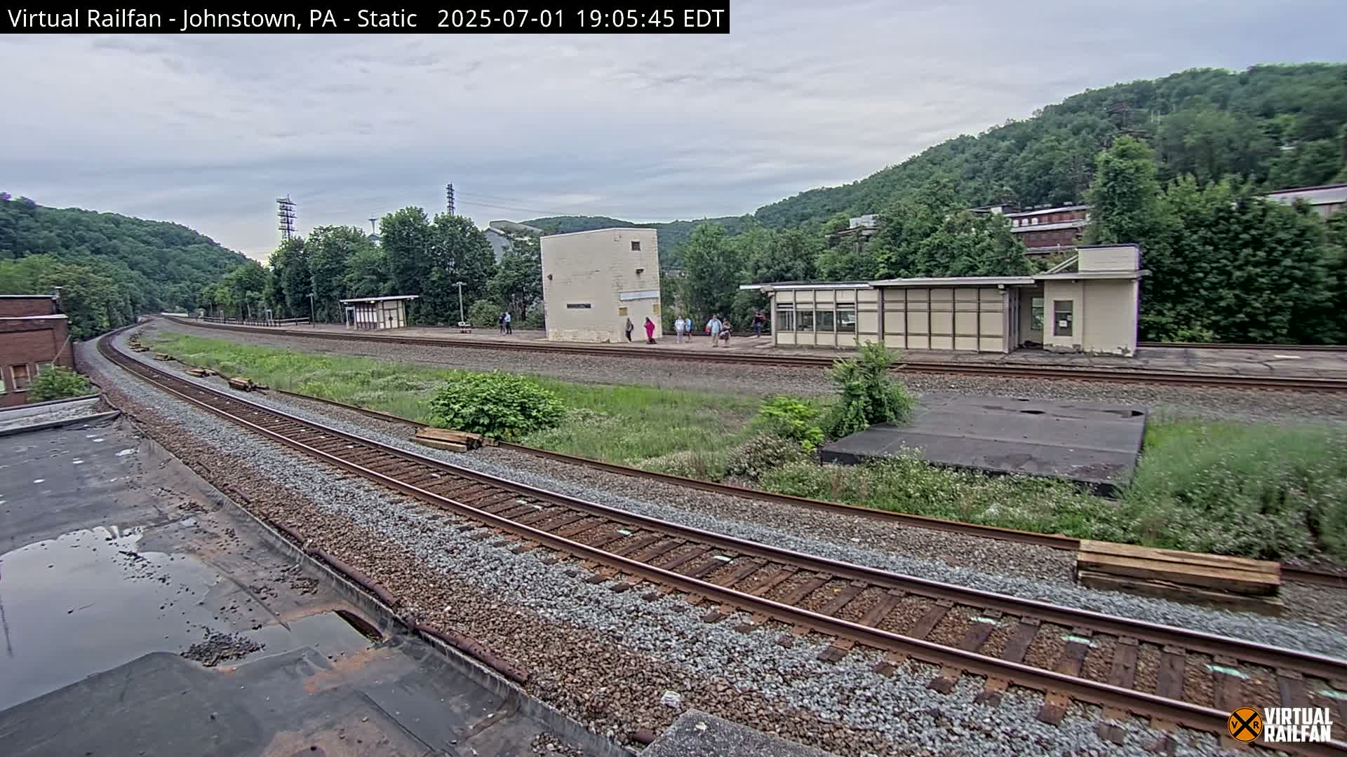 Johnstown Train Station & Railroad Crossing Live Cam - Johnstown, Cambria, Pennsylvania, USA