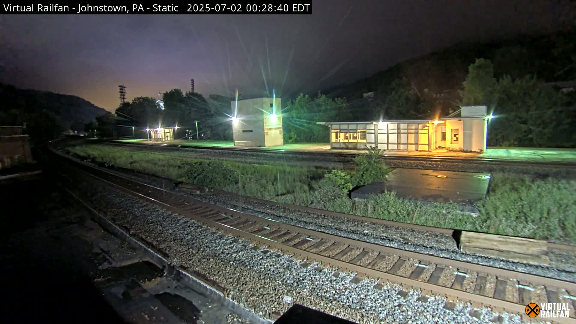 Johnstown Train Station & Railroad Crossing Live Cam - Johnstown, Cambria, Pennsylvania, USA