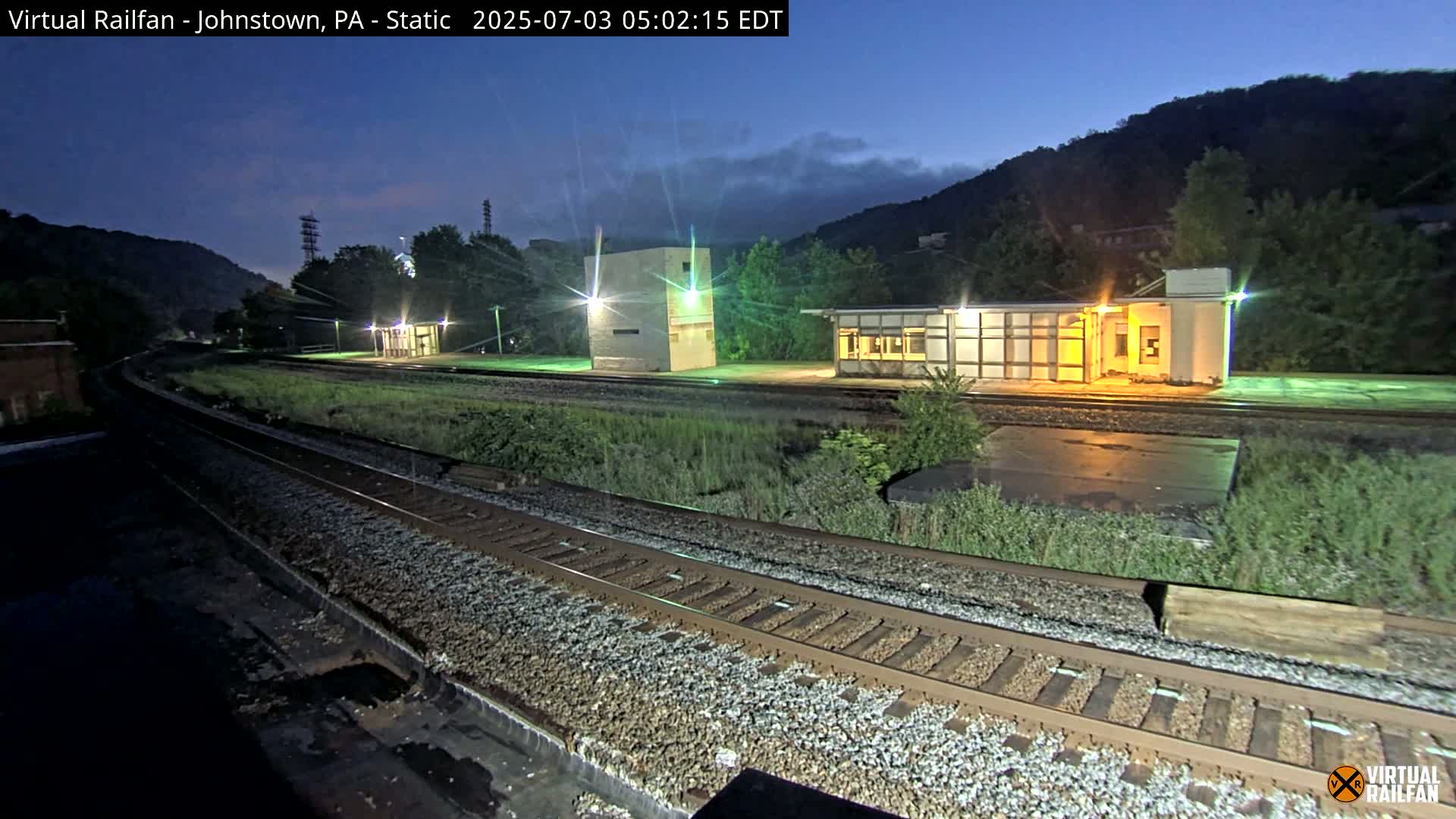 Johnstown Train Station & Railroad Crossing Live Cam - Johnstown, Cambria, Pennsylvania, USA