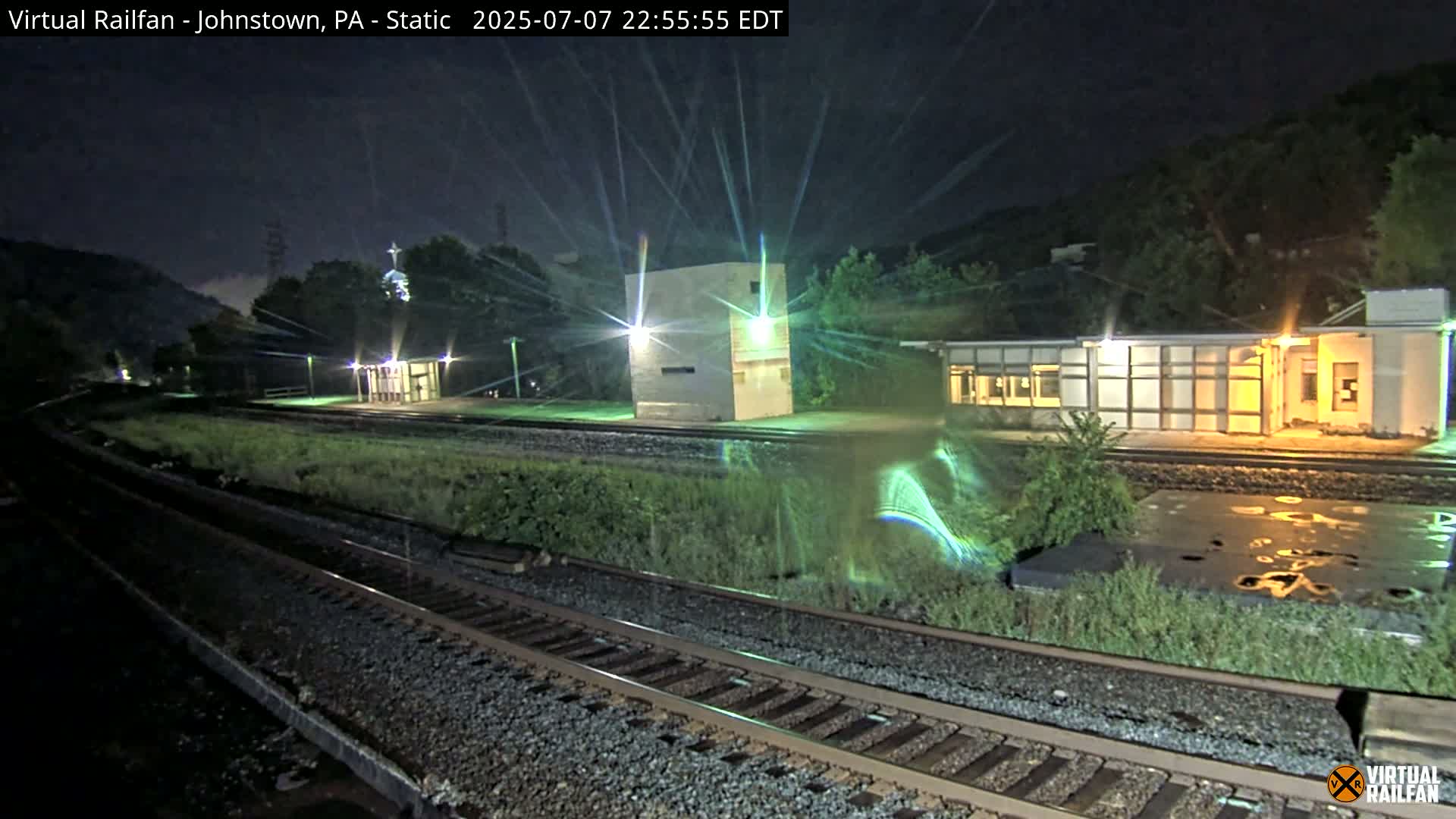 Johnstown Train Station & Railroad Crossing Live Cam - Johnstown, Cambria, Pennsylvania, USA