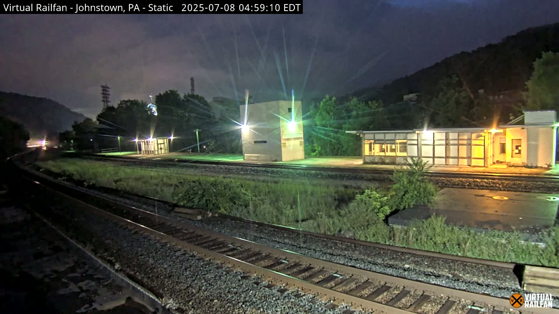 Johnstown Train Station & Railroad Crossing Live Cam - Johnstown, Cambria, Pennsylvania, USA